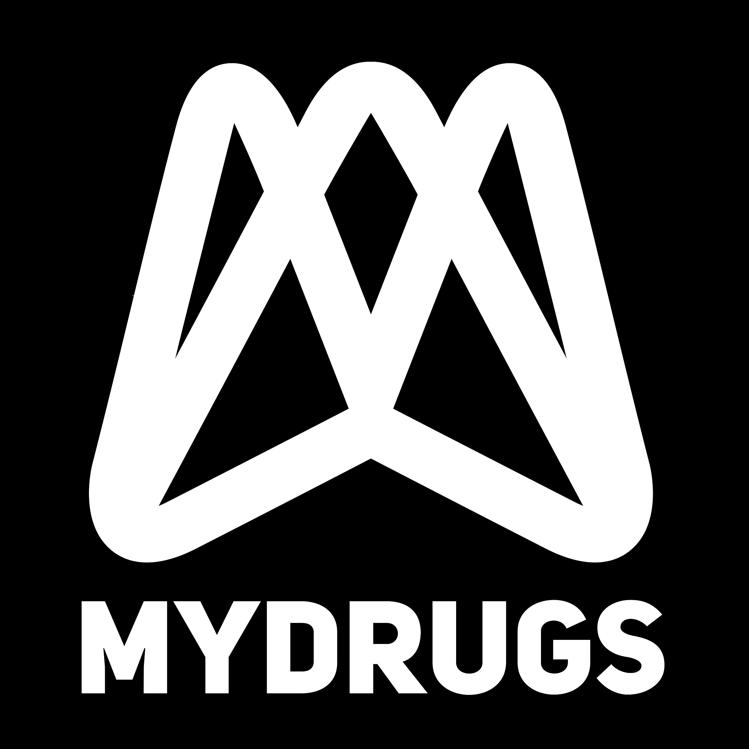 Mydrugs Logo T-Shirt für Serien Fans schwarz