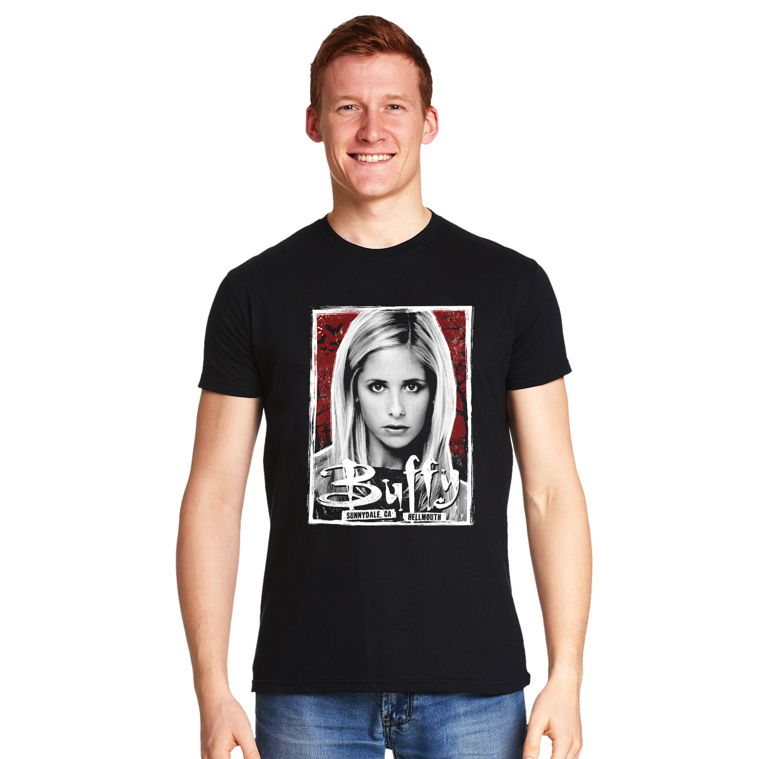 Vampirjägerin T-Shirt für Buffy Fans schwarz