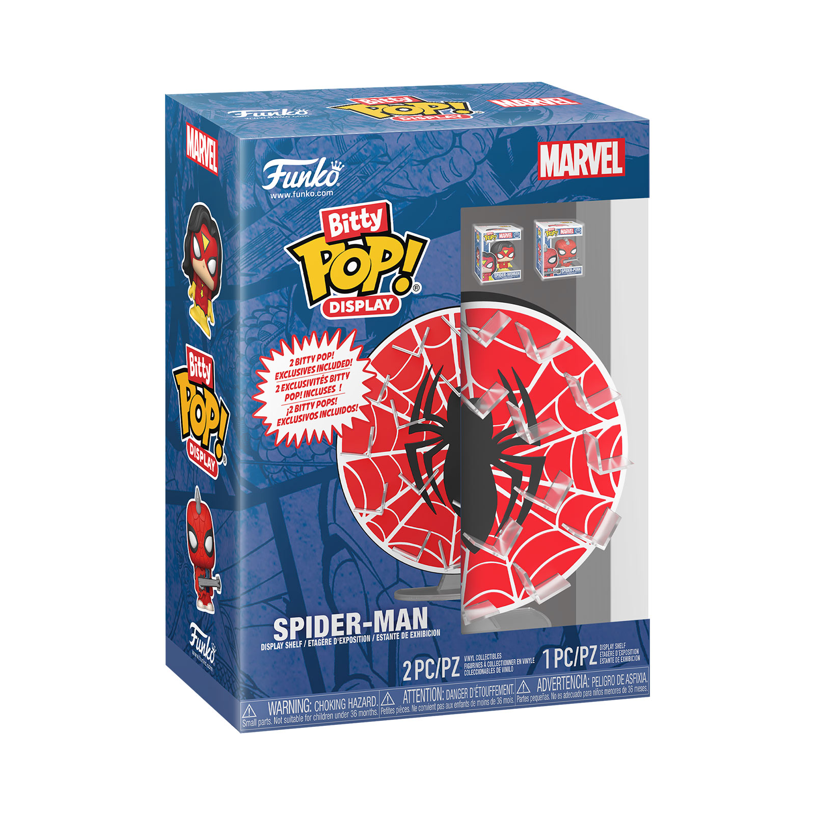 Spider-Man - Spider Funko Bitty POP Display avec 2 figurines