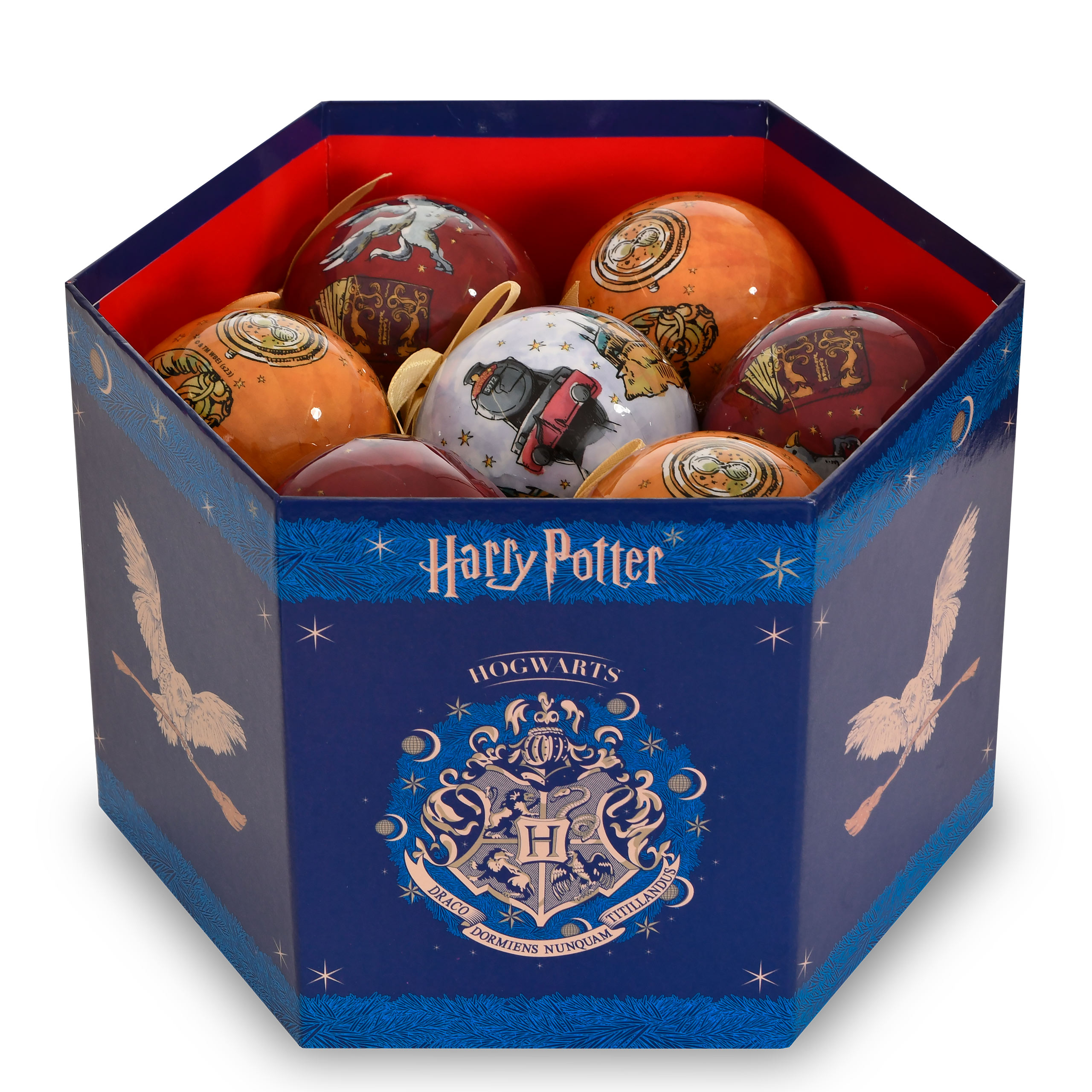 Wizarding World Christmas Tree Balls 14pcs - Harry Potter