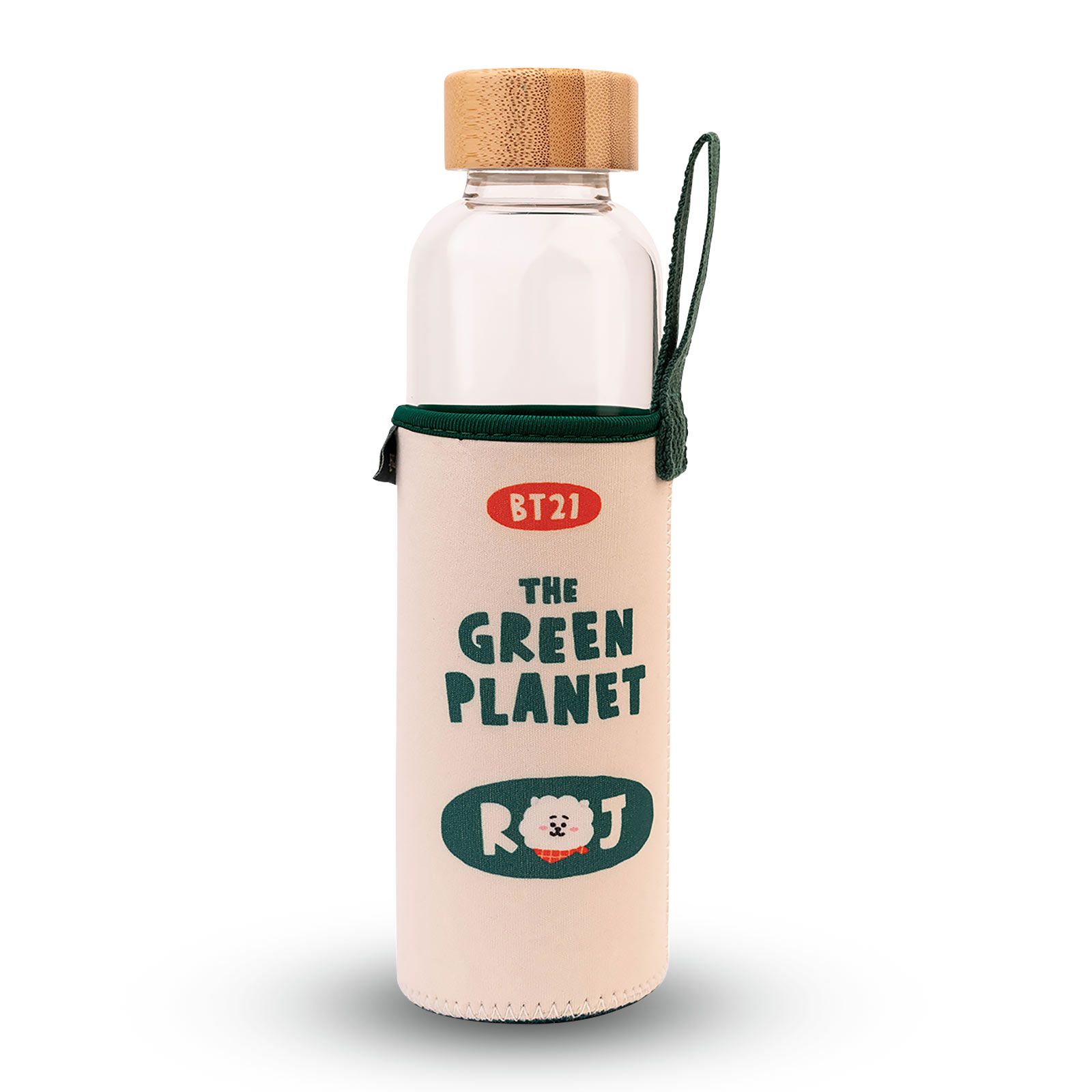 Line Friends - BT21 Green Planet RJ Water Bottle