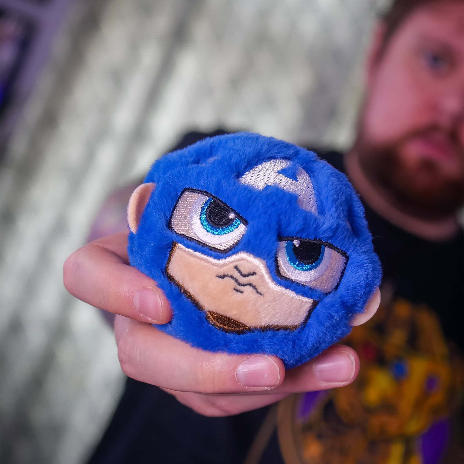Captain America - Beanie Bouncers hüpfender Plüsch Ball