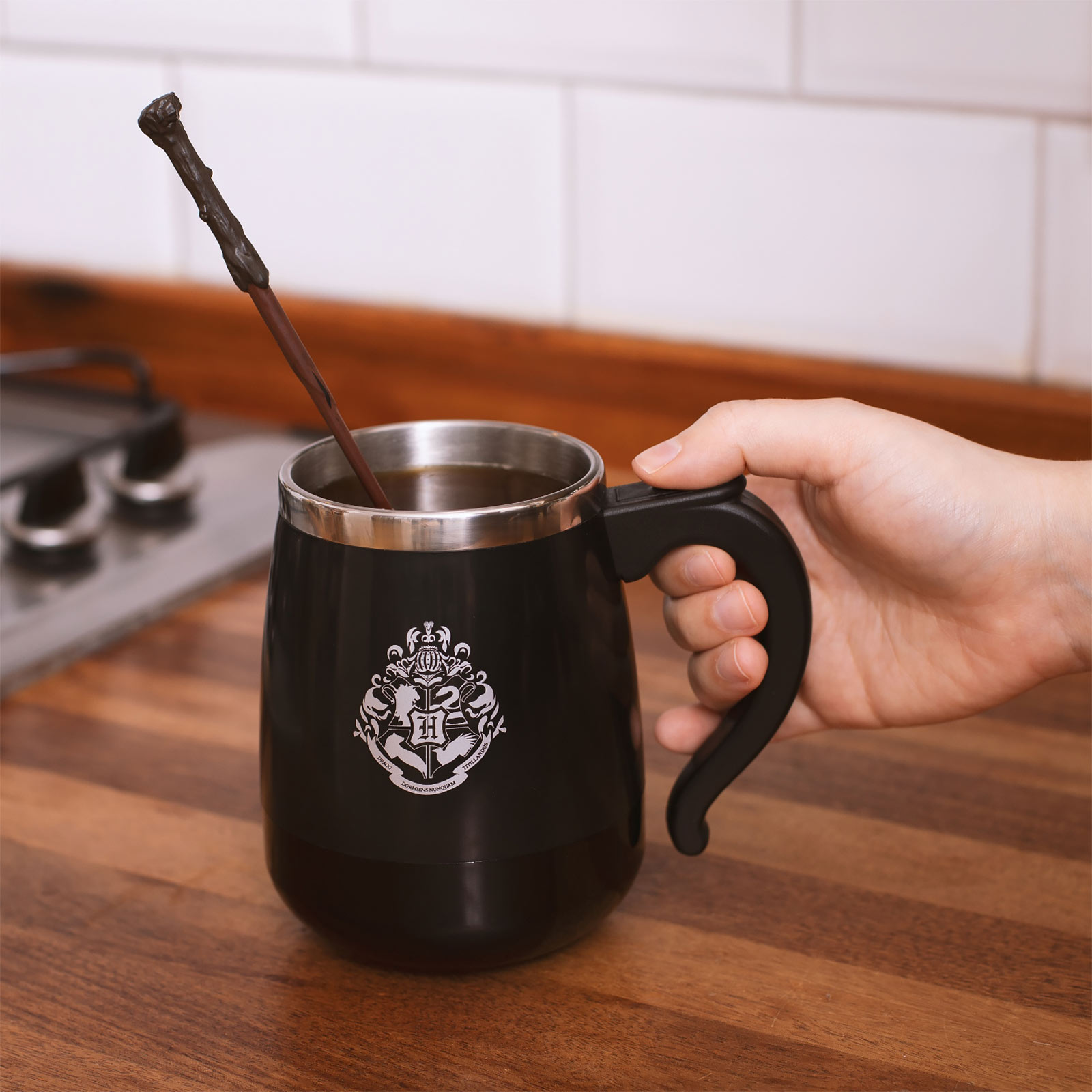 Harry Potter - Hogwarts Mug with Stirring Function and Magic Wand