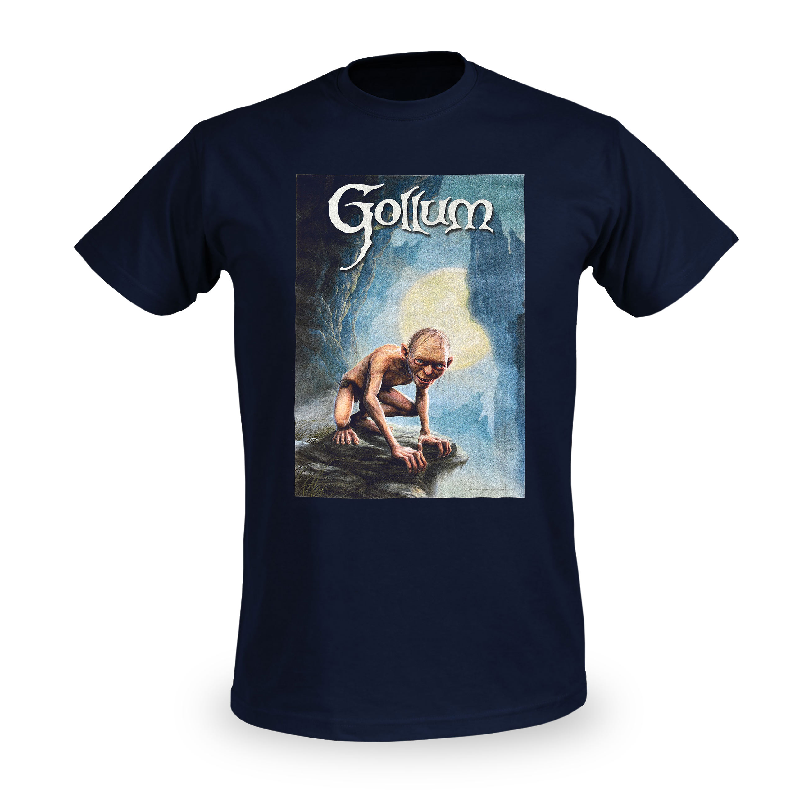 Heer der Ringen - Gollum T-Shirt blauw
