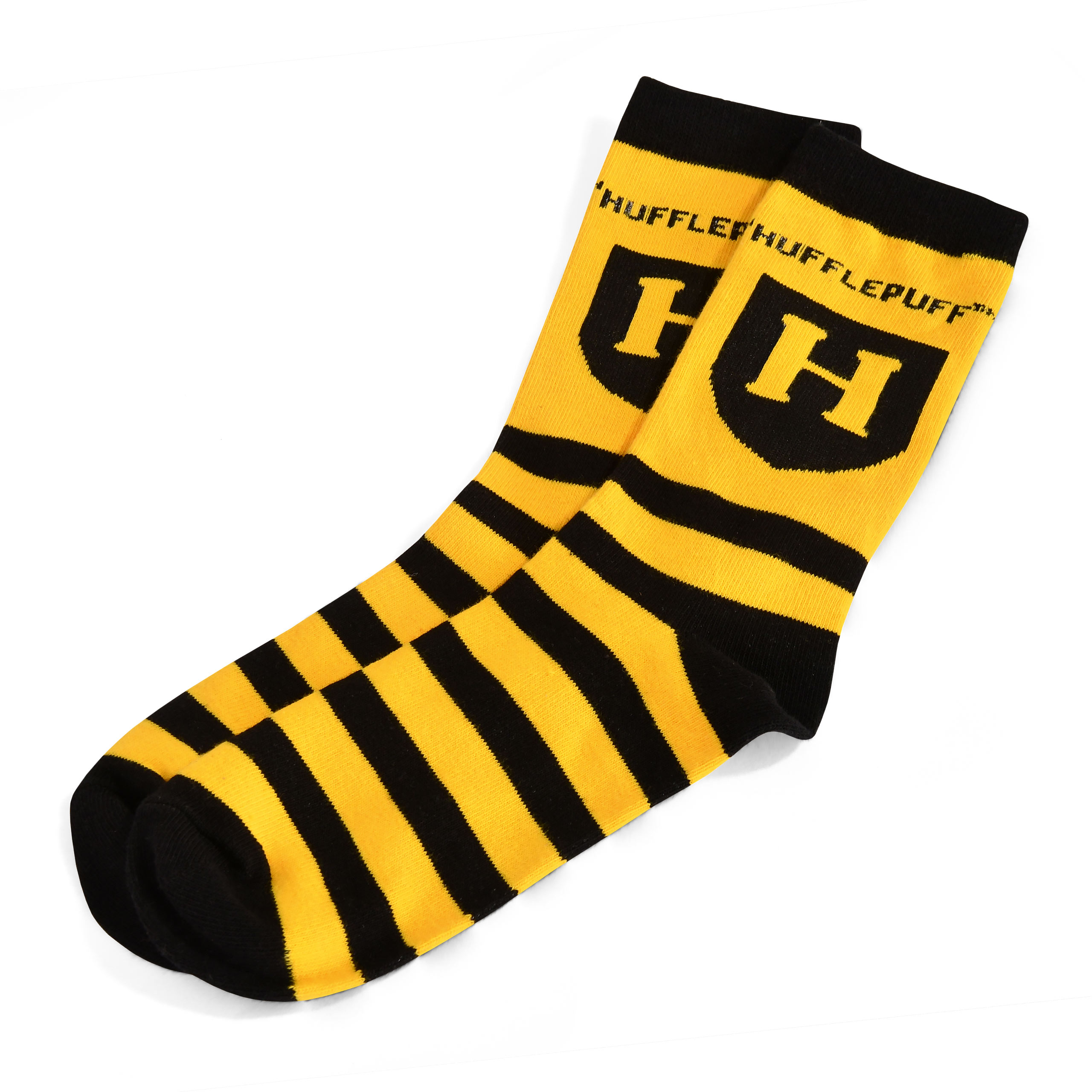 Harry Potter - Hufflepuff Logo Socken gelb-schwarz