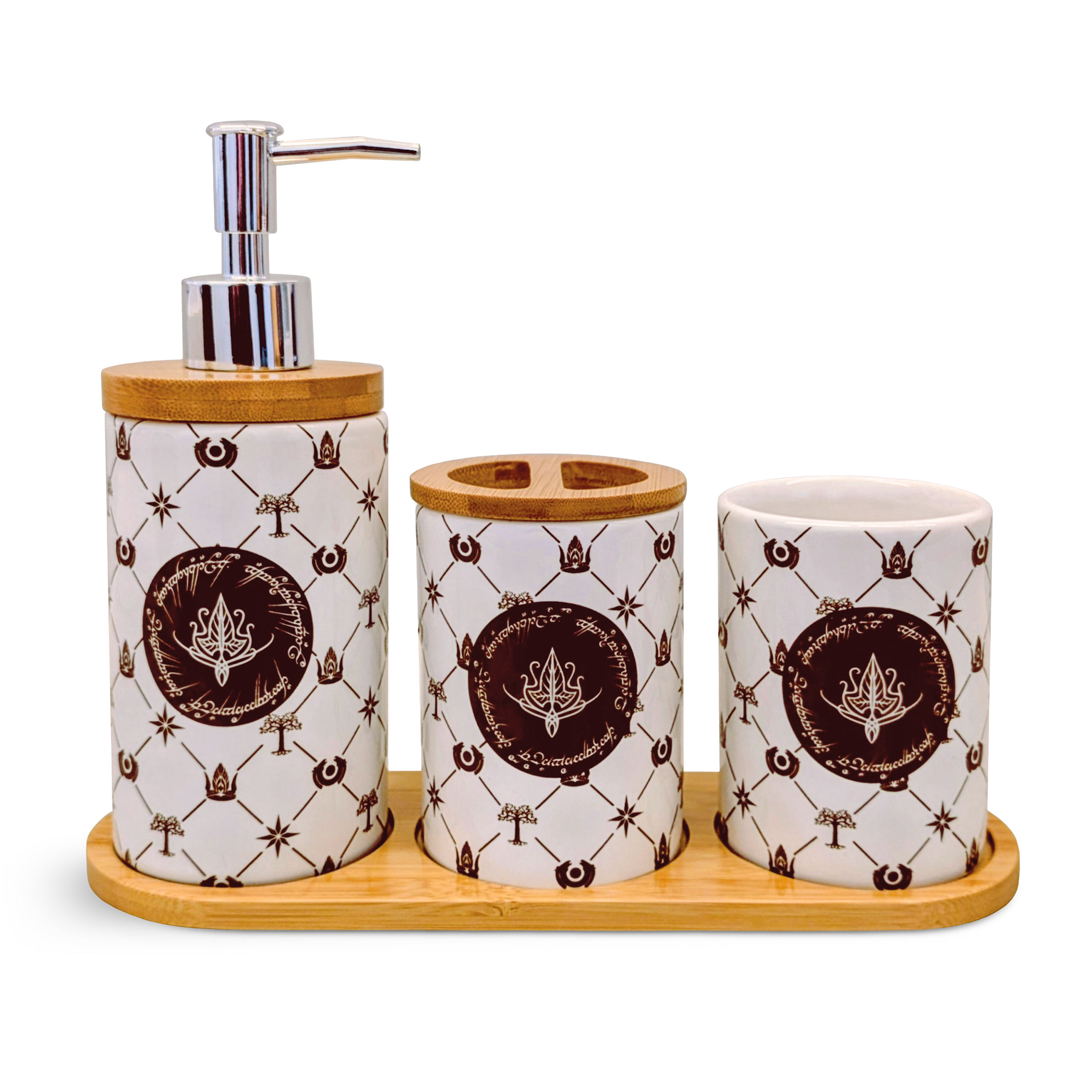 The Lord of the Rings - Leaf Brooch 3-Piece Bathroom Set