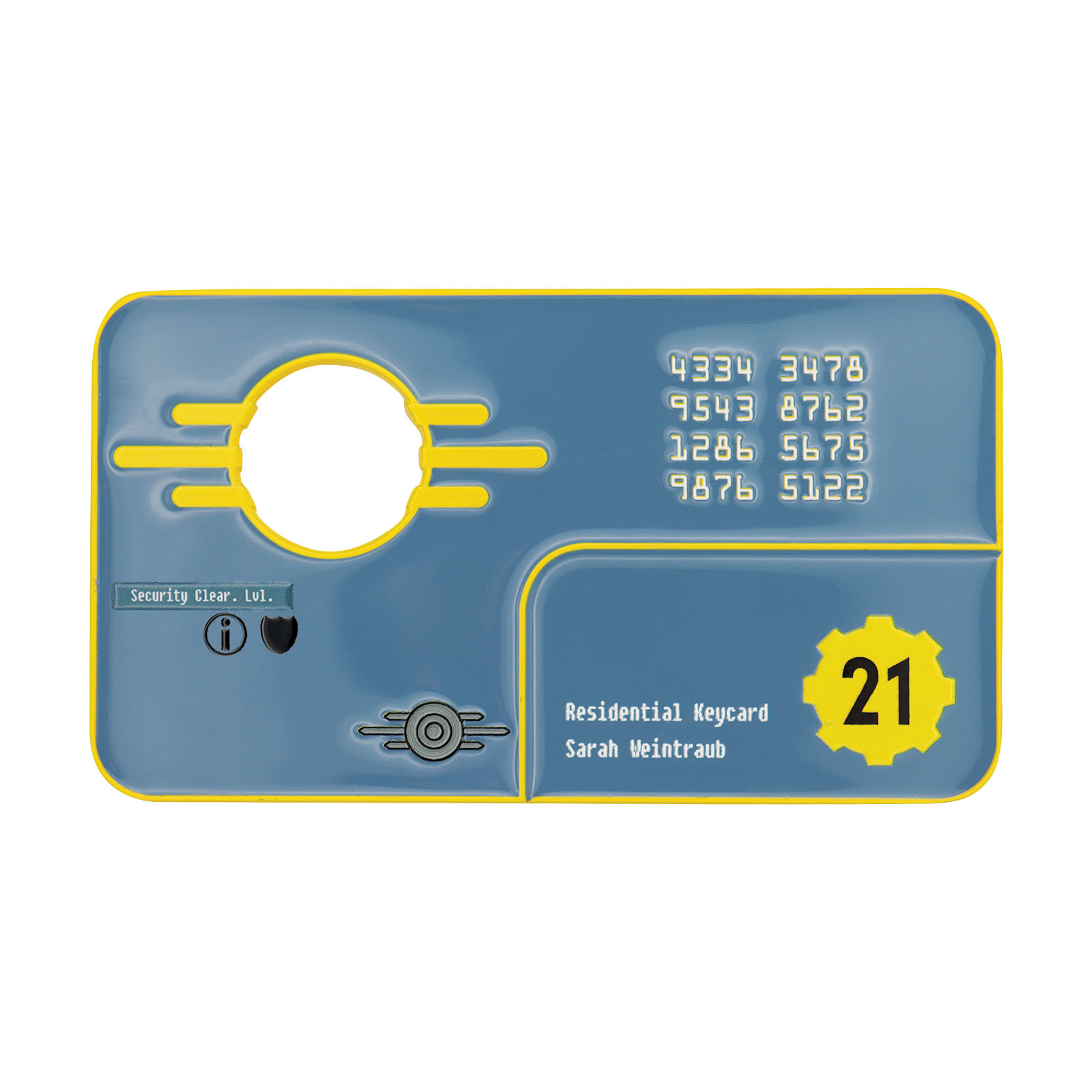 Fallout: New Vegas - Vault 21 beveiligingspas-replica Limited Edition