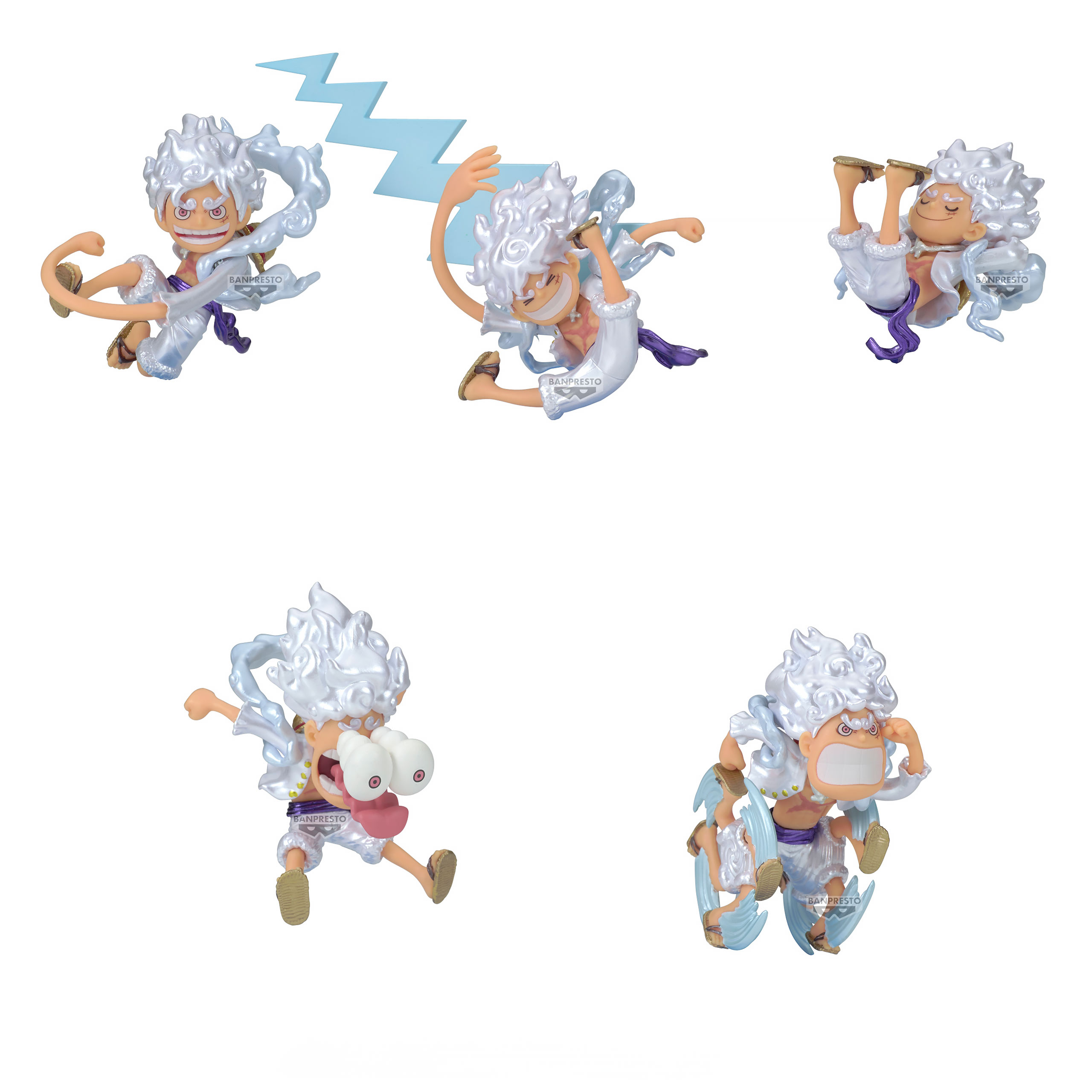 One Piece - Monkey D. Luffy Gear 5 Figura Misteriosa Metálica