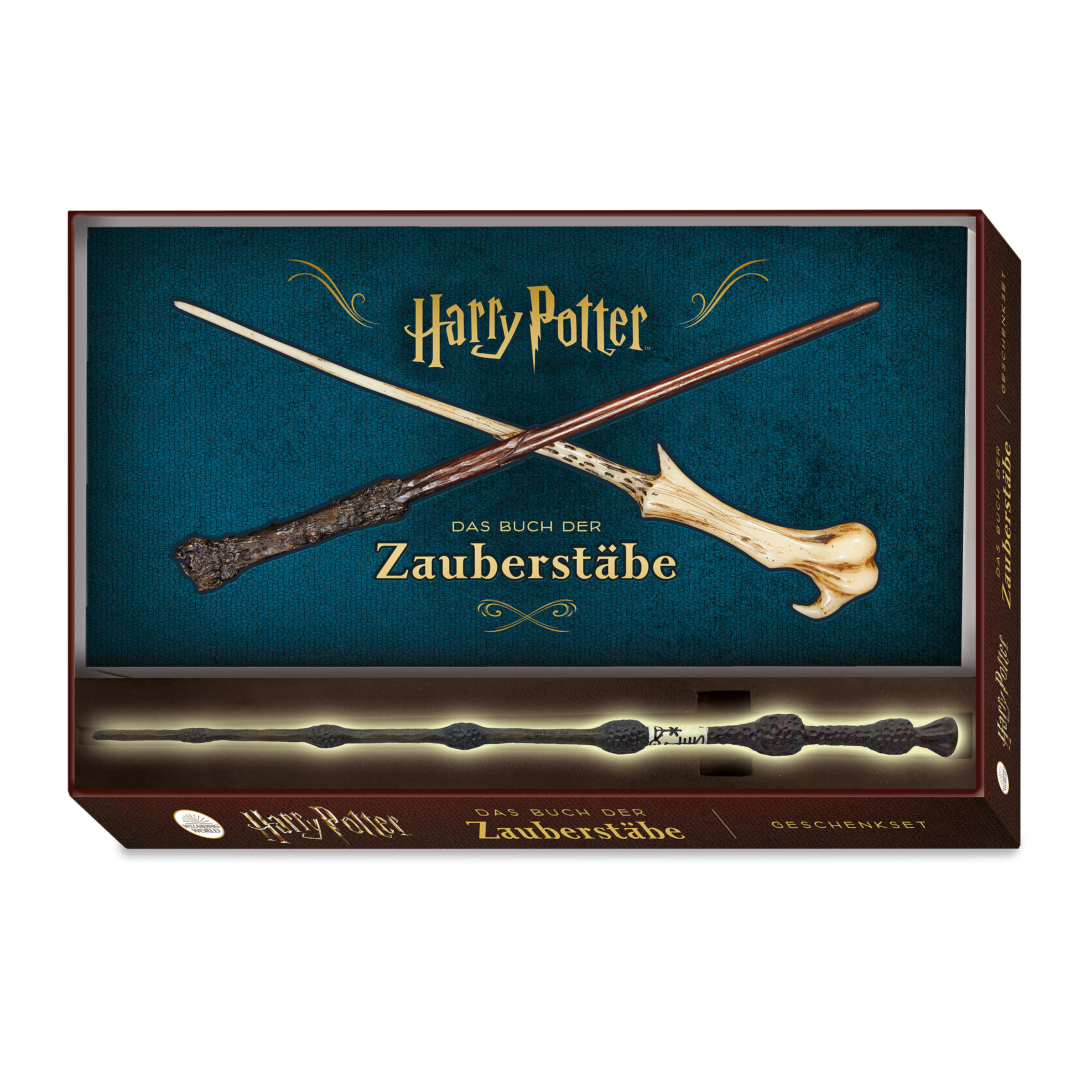 Harry Potter - The Book of Wands Gift Box with Book and Wand