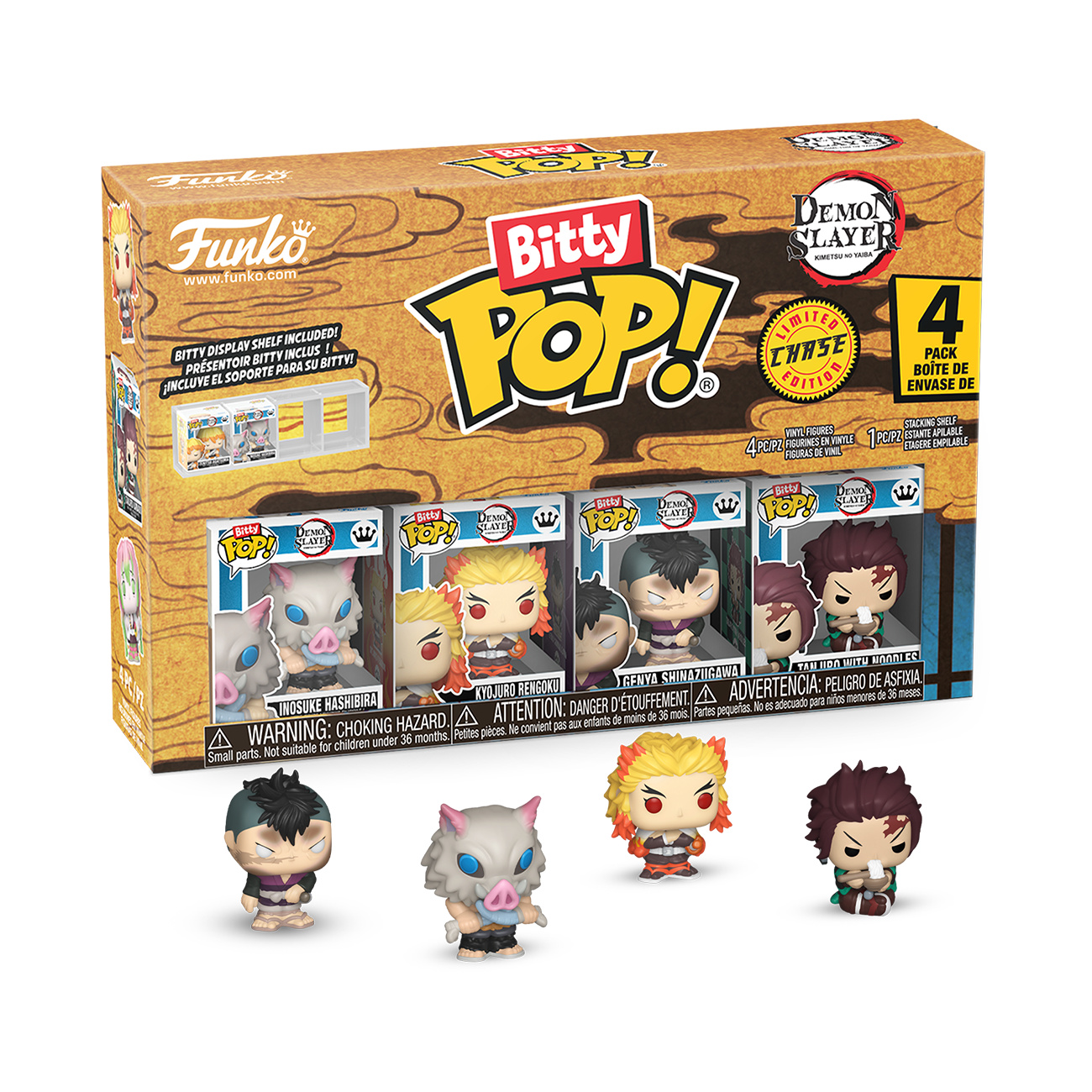Demon Slayer - Zestaw 4 figurek Funko Bitty Pop Seria 3