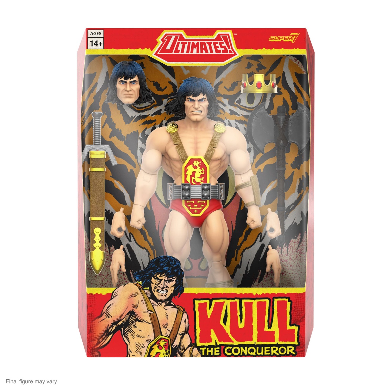 Conan il Barbaro action figure Ultimates Kull The Conqueror 18 cm