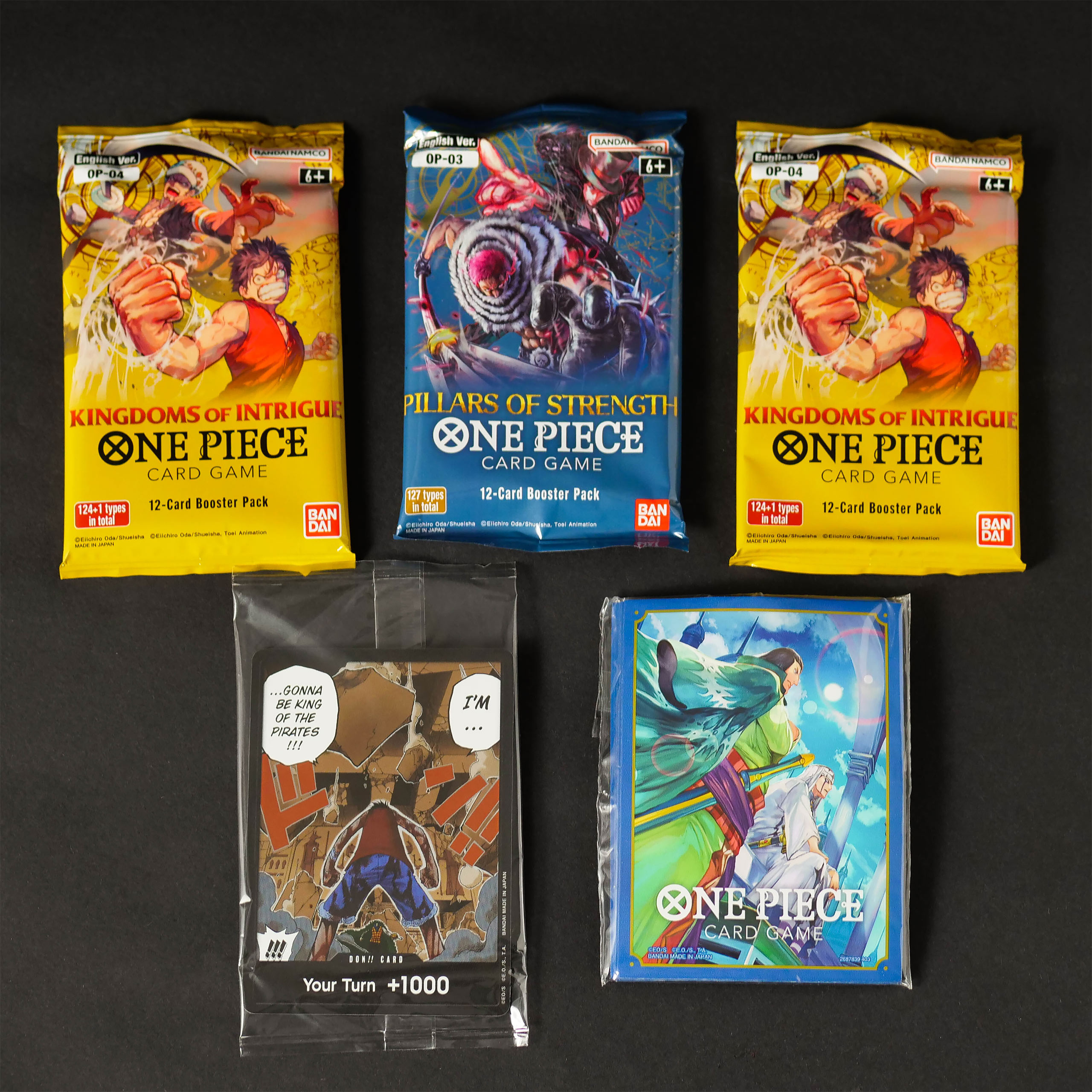One Piece Card Game - Gomu Gomu Devil Fruit Trading Cards Box