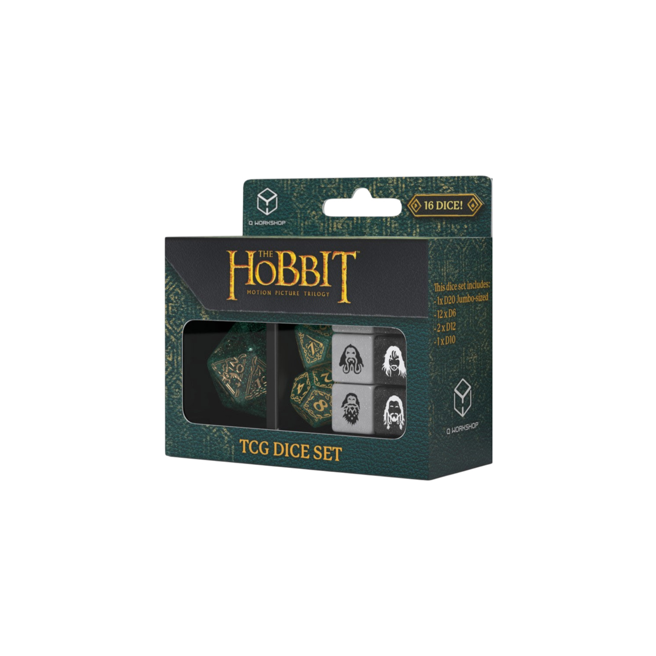 The Hobbit - Verdant Grove TCG Dice Set 16 pcs