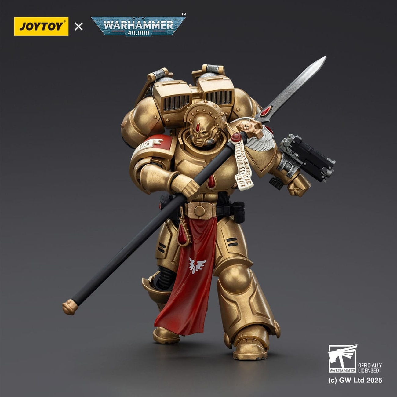 Warhammer 40,000: Combat Patrol Blood Angels Figura de acción Sanguinary Guard 2 con Angelus Boltgun y Encarmine Spear 20 cm