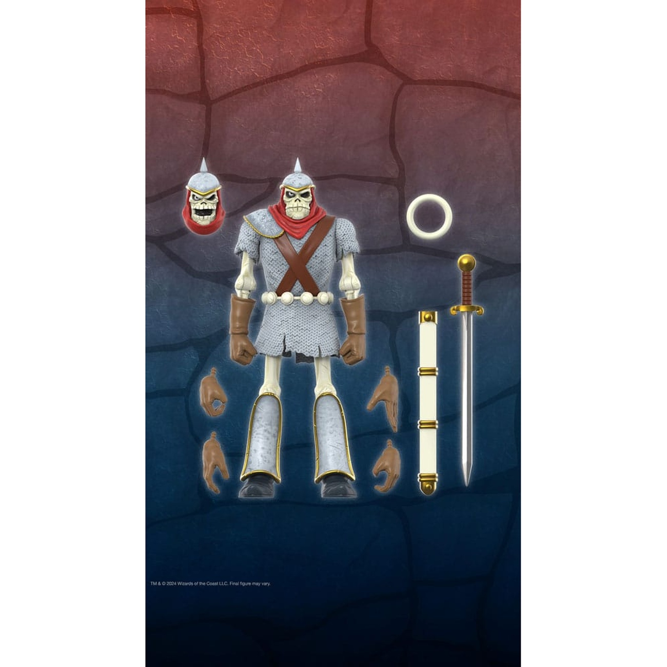 Dungeons & Dragons Ultimates figura de acción Dekkion el Guerrero Esqueleto 18 cm