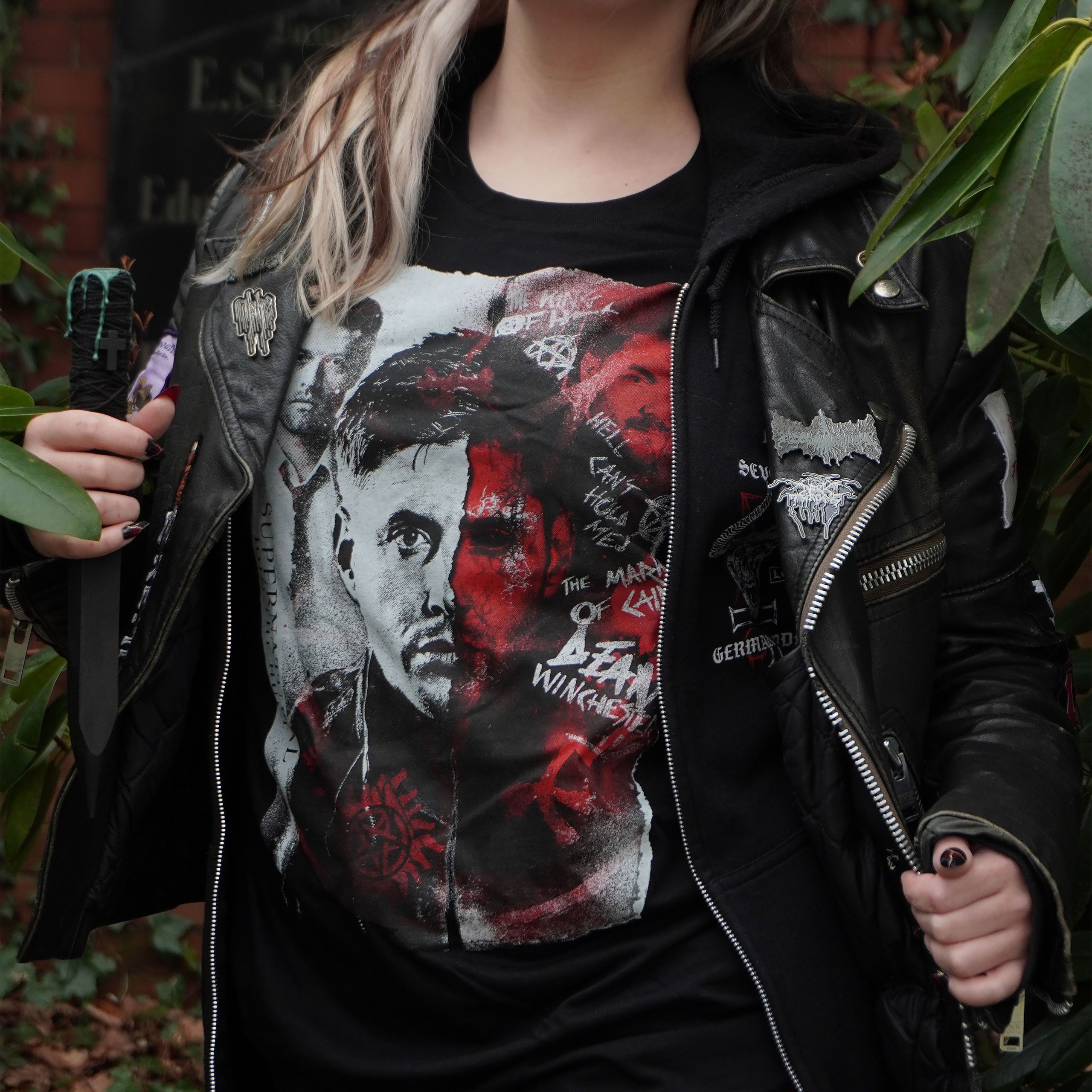 Supernatural - Dean Winchester T-Shirt schwarz