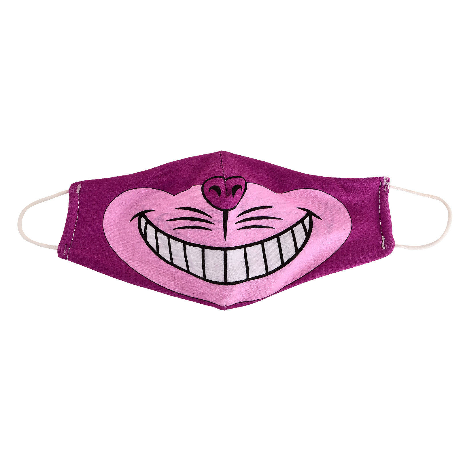 Grinsekatze Gesichtsmaske für Alice im Wunderland Fans pink