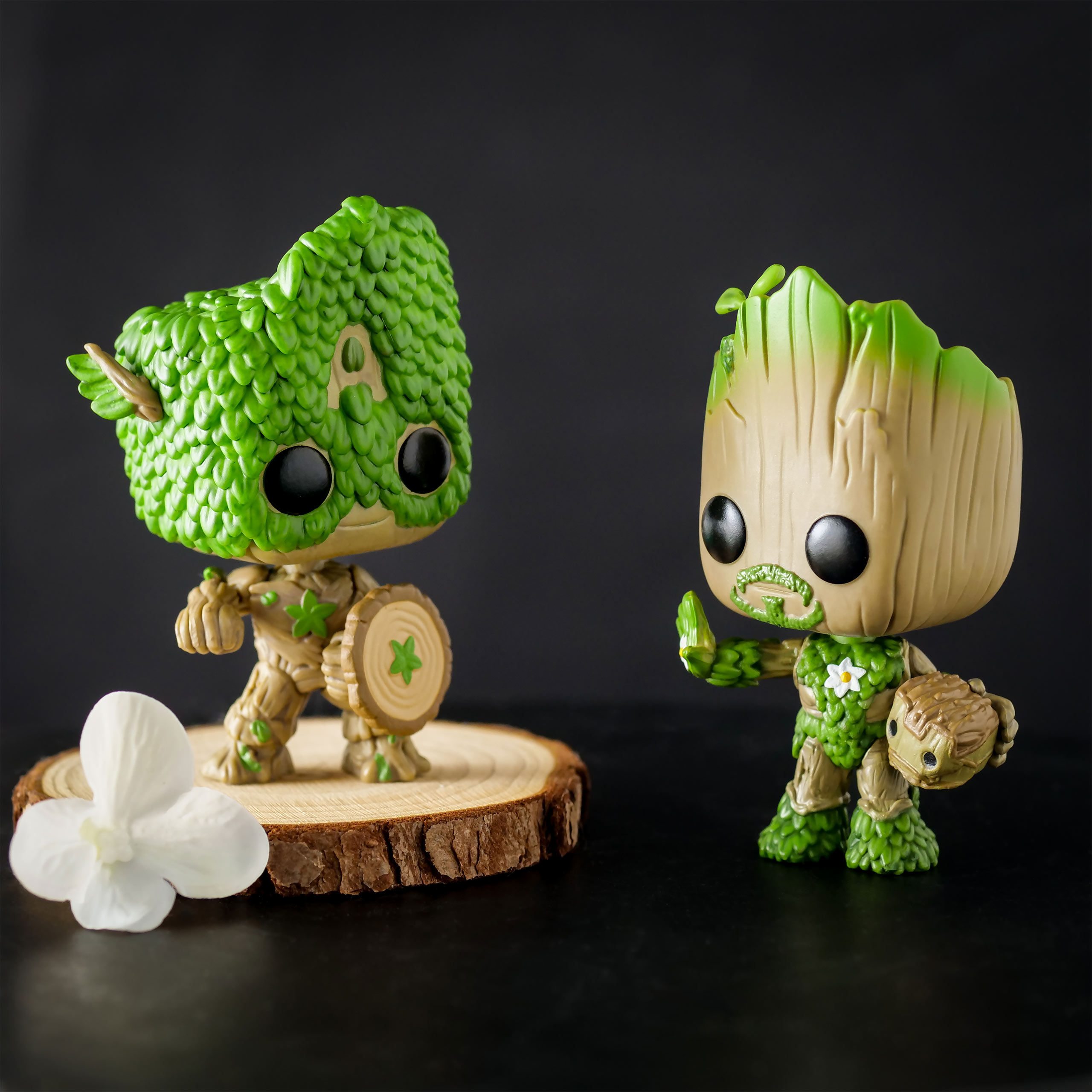 Marvel - Somos Groot Iron Man Funko Pop Figura de Cabeza Oscilante