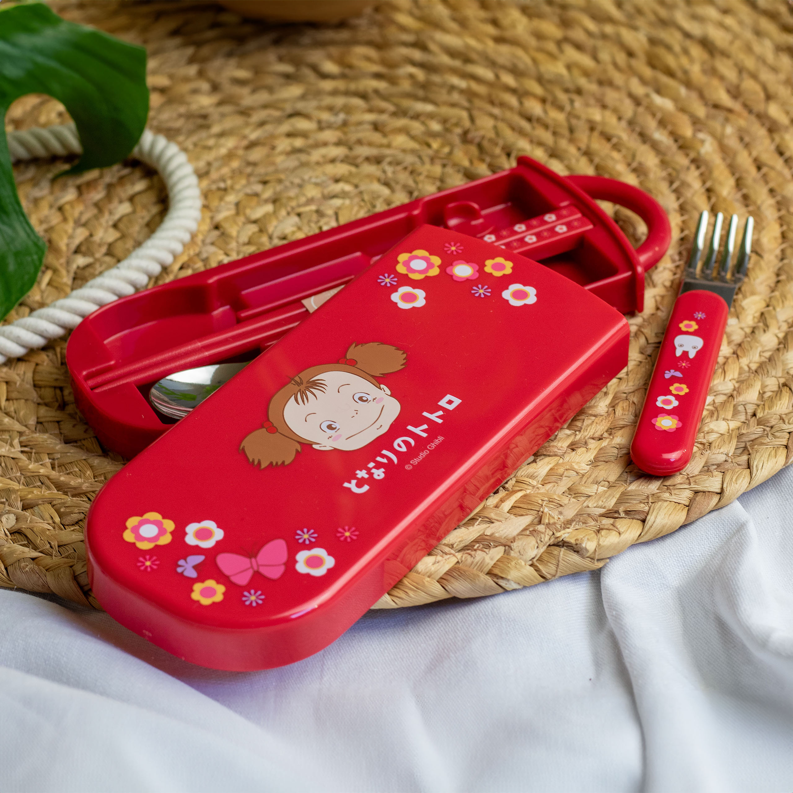 My Neighbor Totoro - Mei Red Cutlery Set