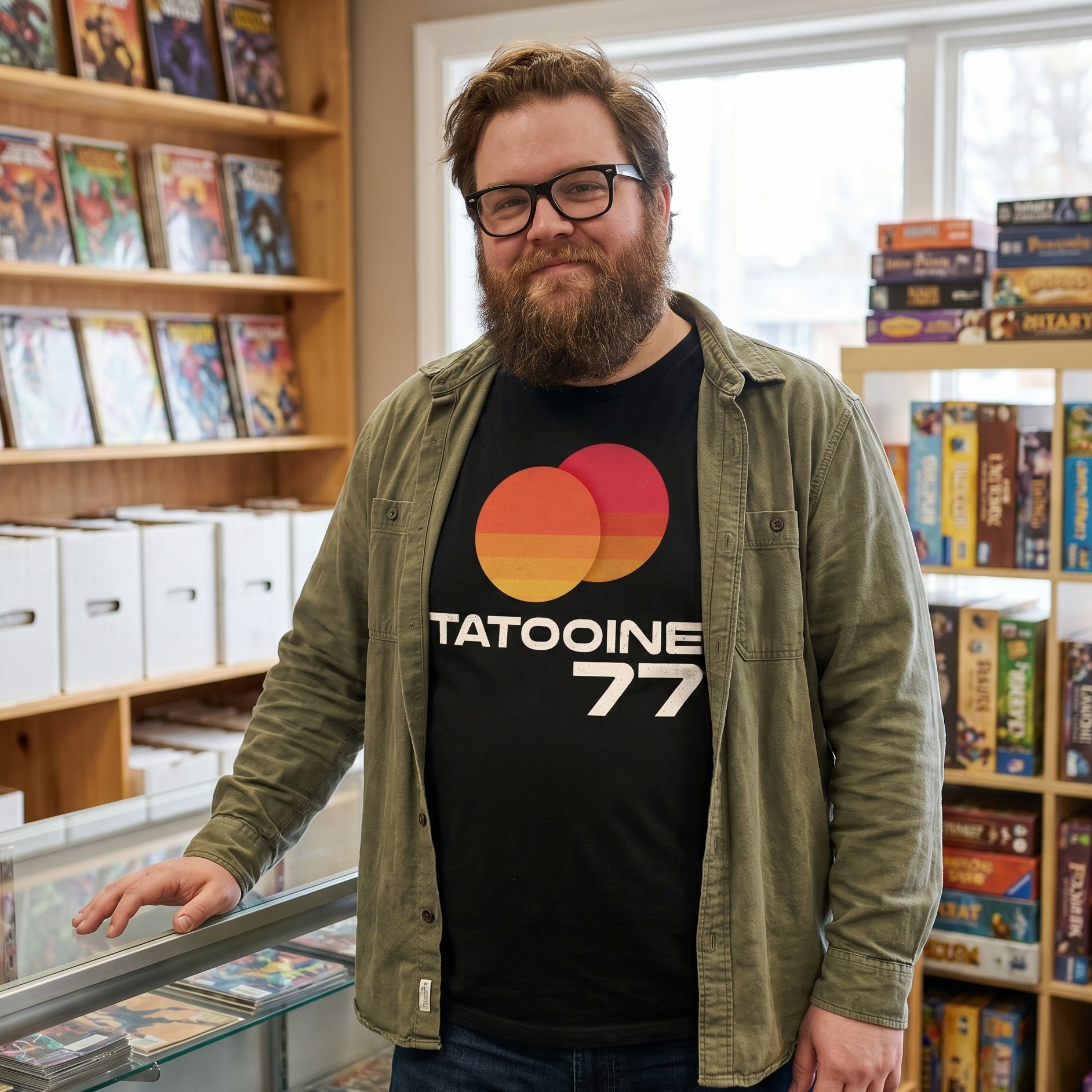 Star Wars - Tatooine 77 Zwart T-Shirt