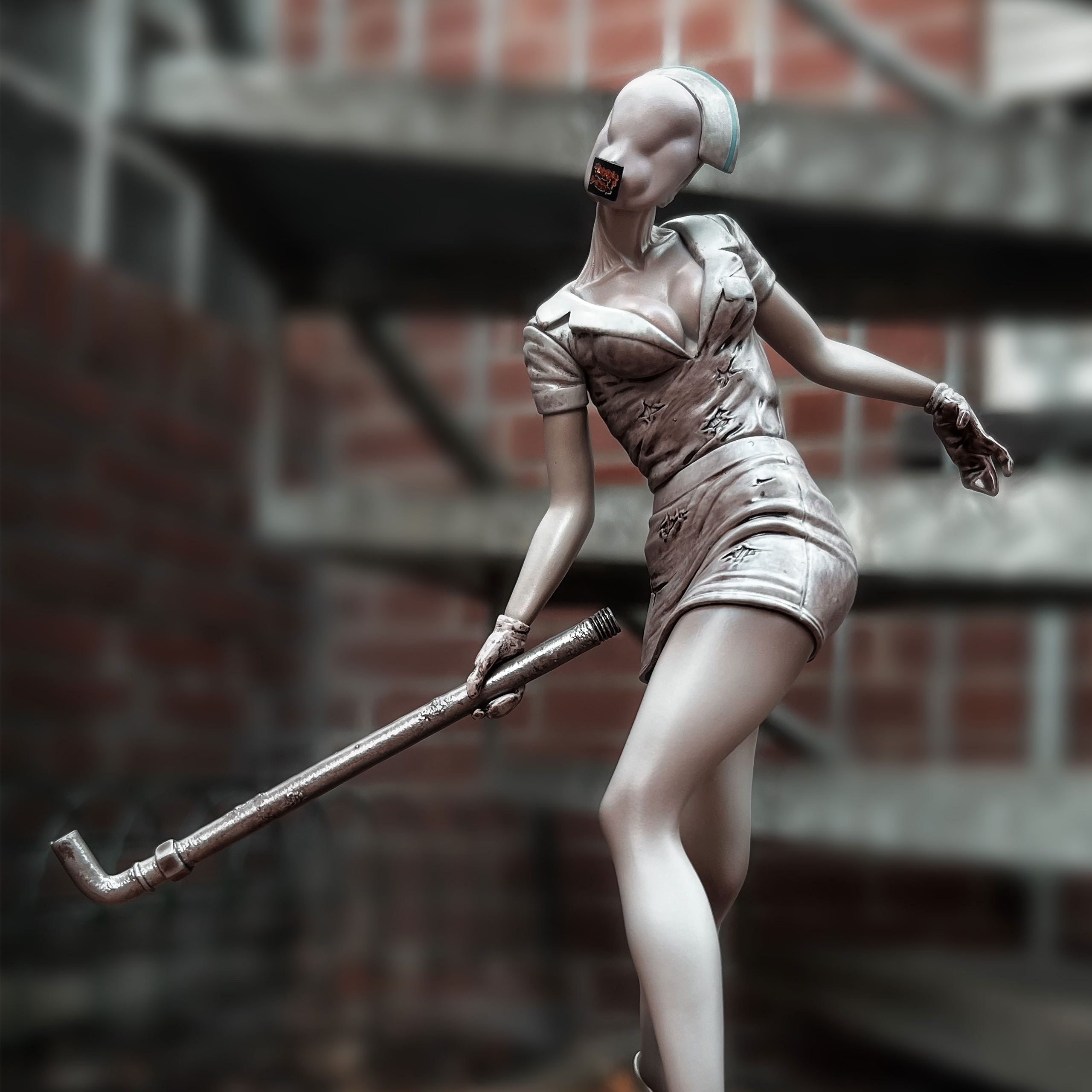 Silent Hill - Figurine Infirmière à tête bulle