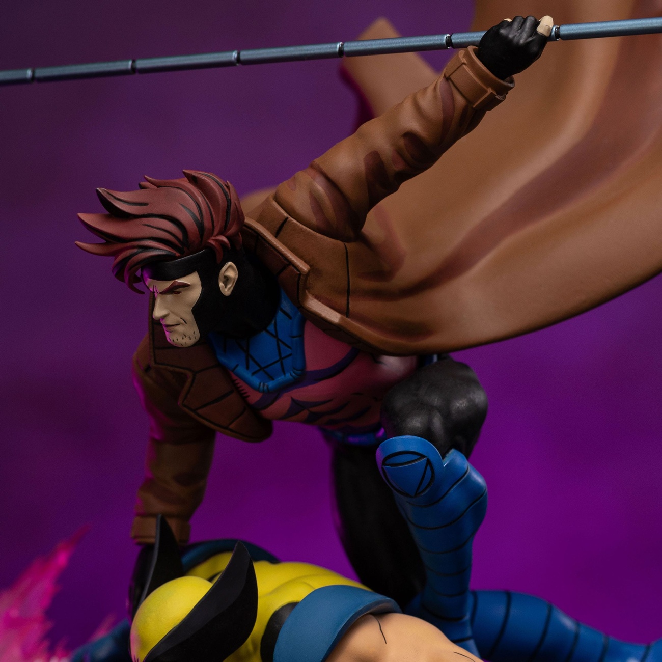 Marvel Statua Deluxe Art Scale 1/10 X-Men97 Gambit & Wolverine 29 cm