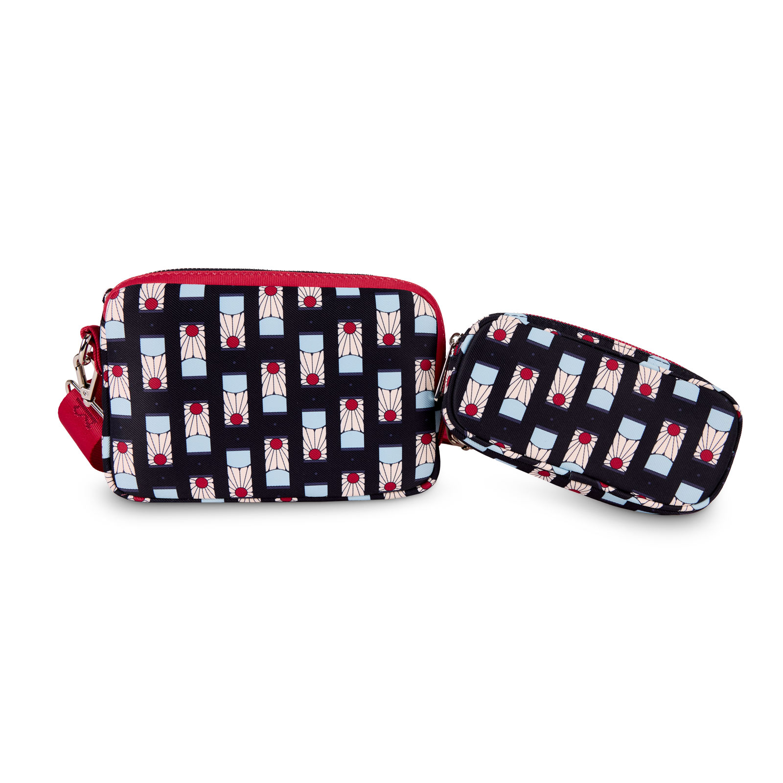 Demon Slayer - Hanafuda Symbol Crossbody Tasche