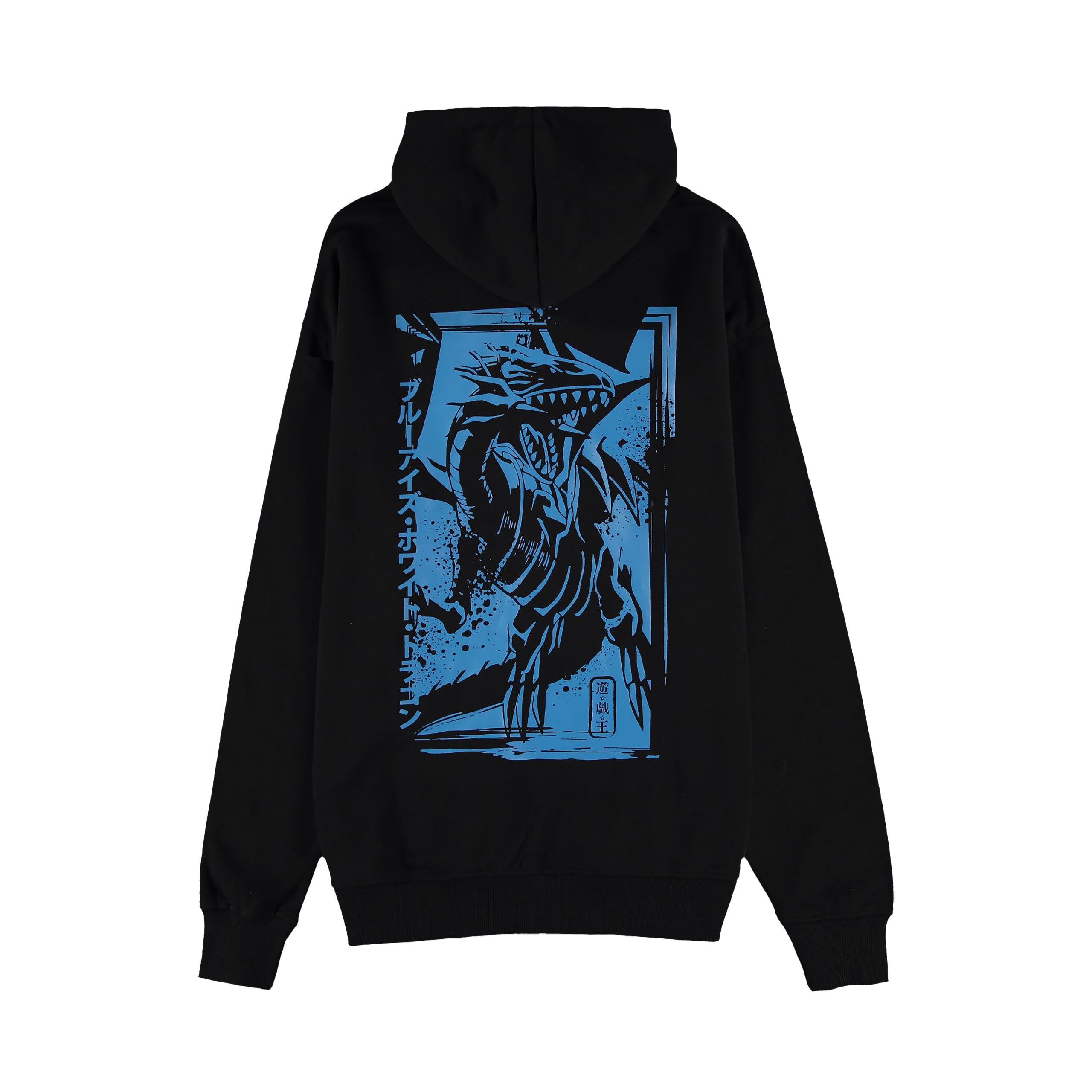 Yu-Gi-Oh! - Blauwogige Witte Draak Hoodie Zwart