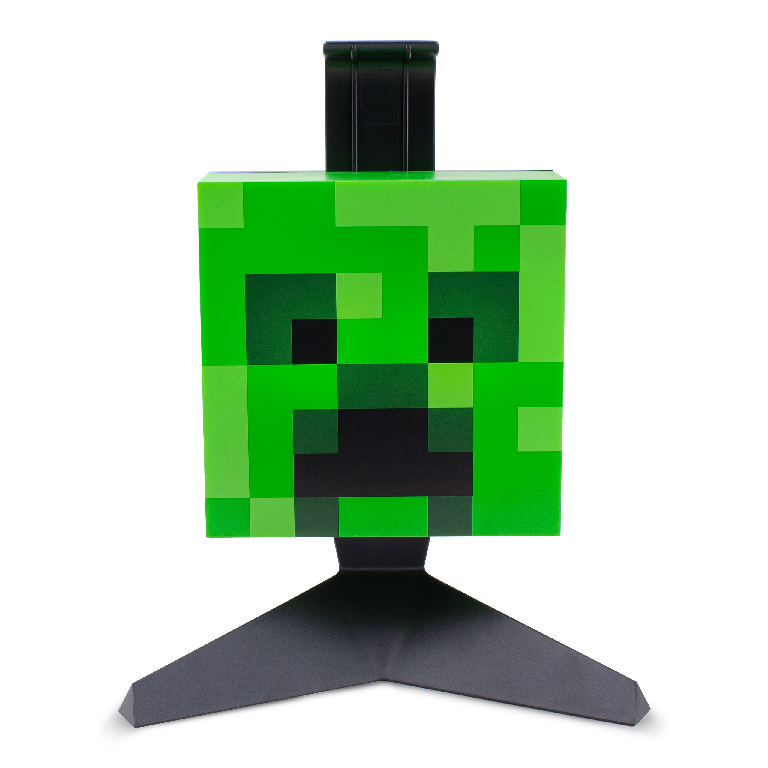 Support de casque Creeper avec lumière - Minecraft