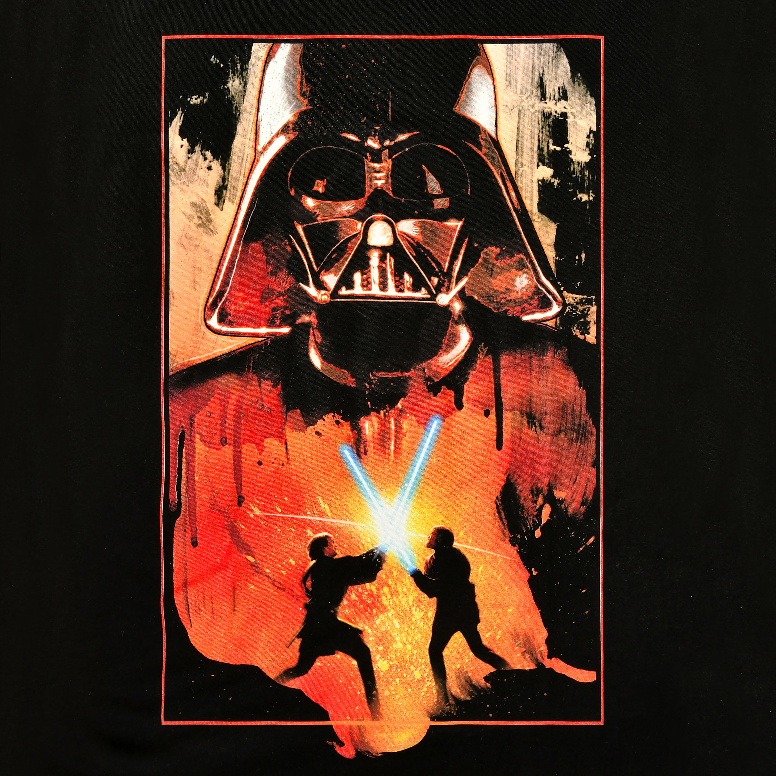 Star Wars - Darth Vader Episode II Poster T-Shirt schwarz