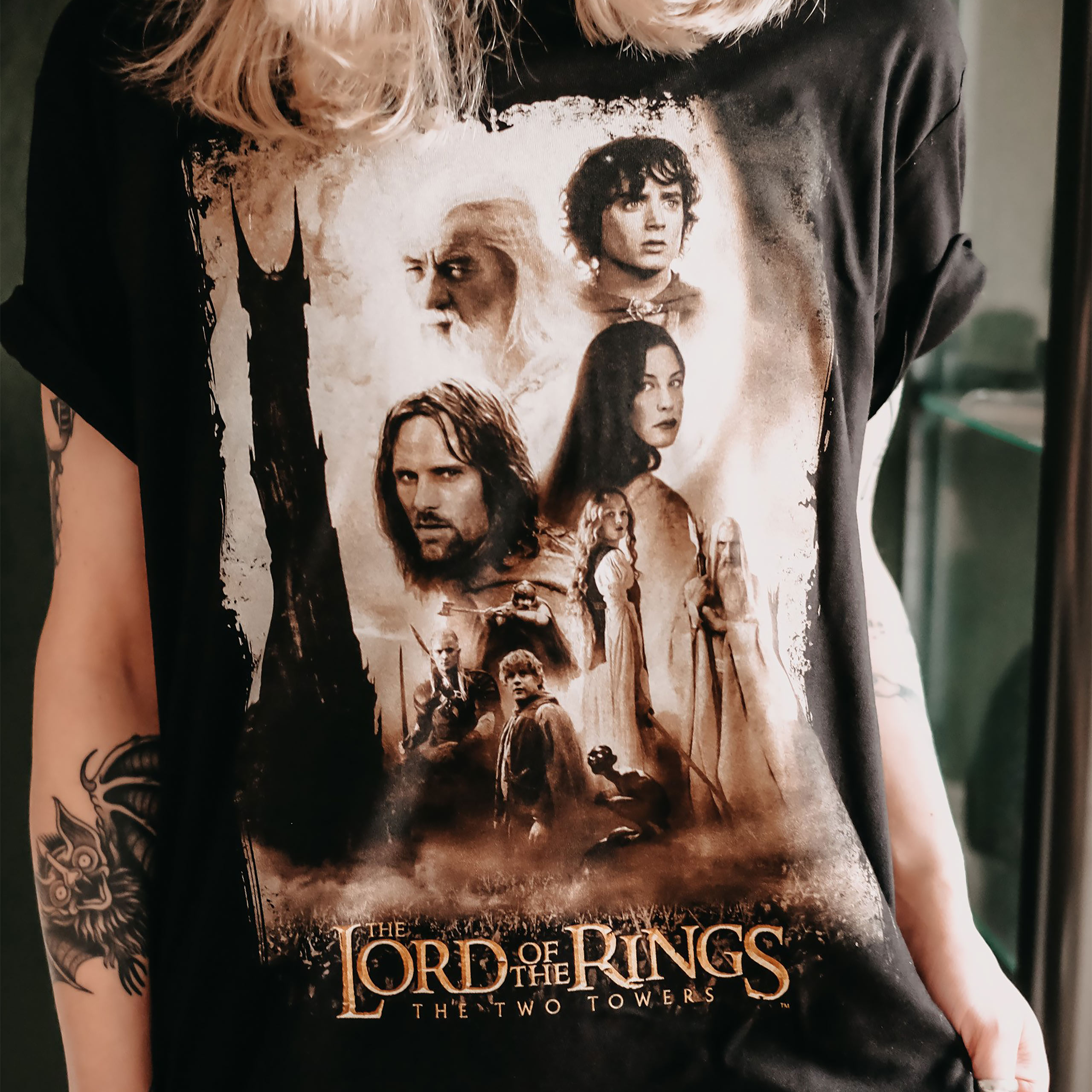 Die Zwei Türme T-Shirt - Herr der Ringe