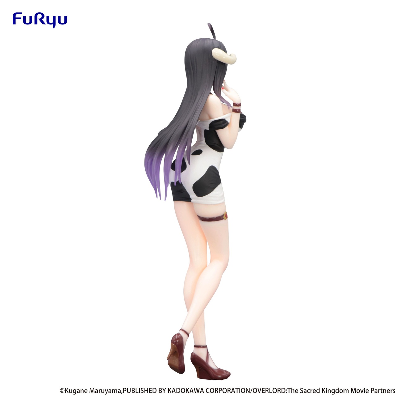Overlord Trio-Try-iT Statua in PVC Albedo Mini Dress Fantasia Mucca Ver. 21 cm