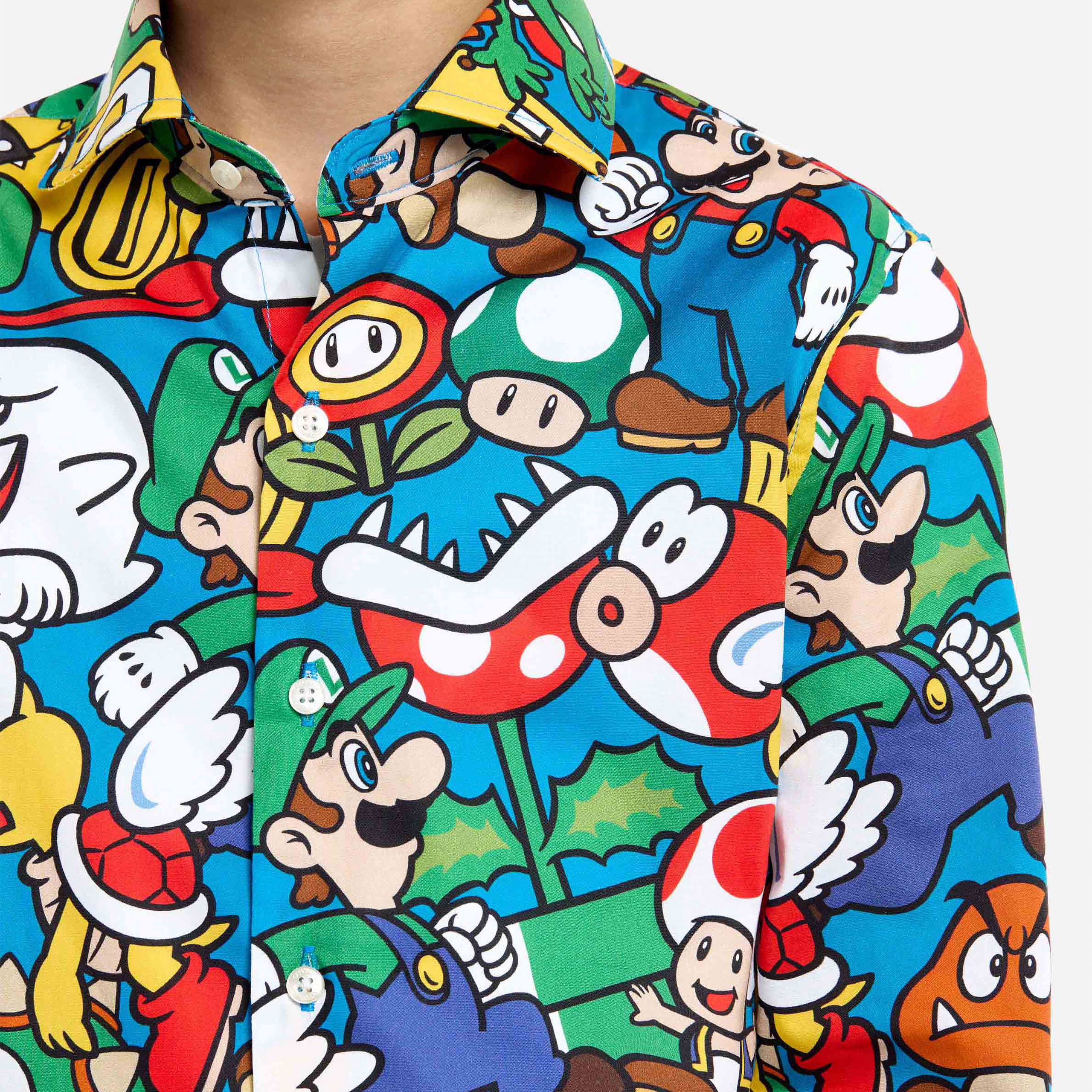 Super Mario - Chemise personnages pour enfants