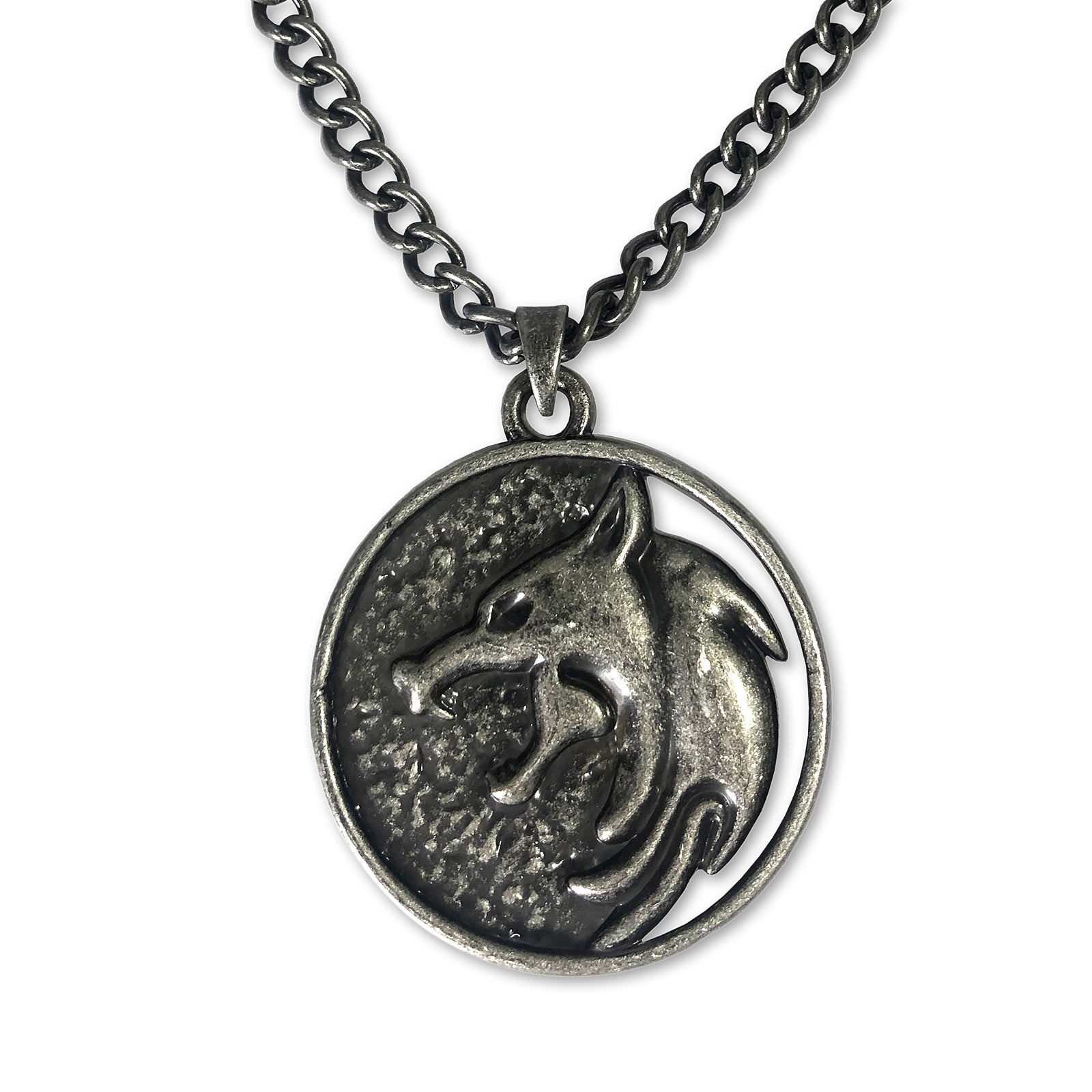 Witcher - Geralt Wolf Medallion Necklace