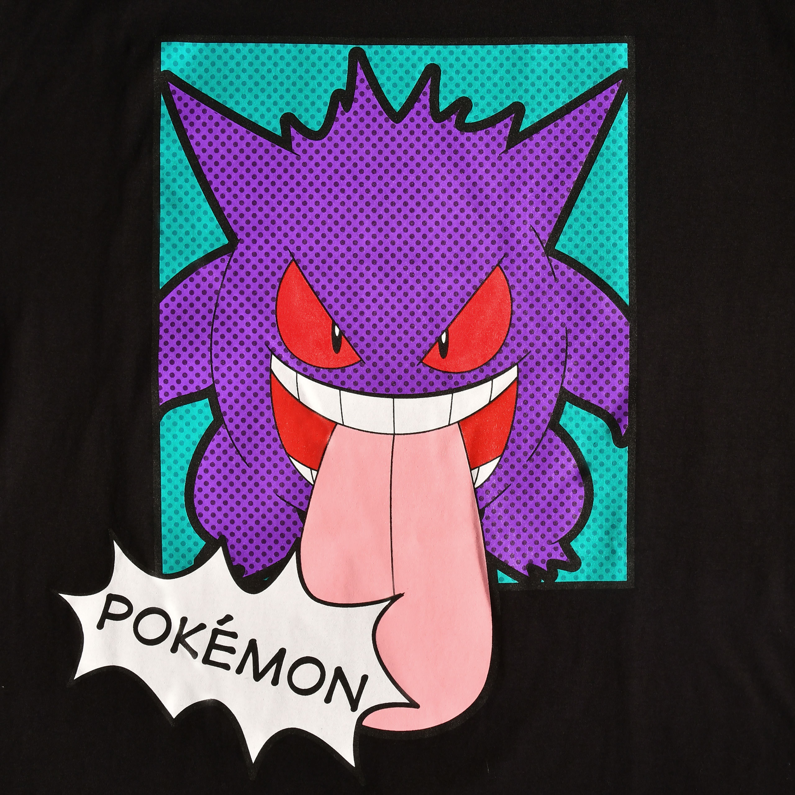 Pokemon - T-shirt Gengar noir
