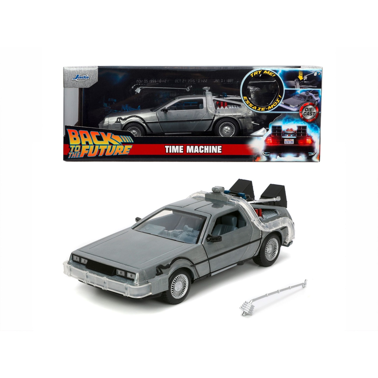 Zurück in die Zukunft Diecast Modell 1/24 Time Machine Model 1