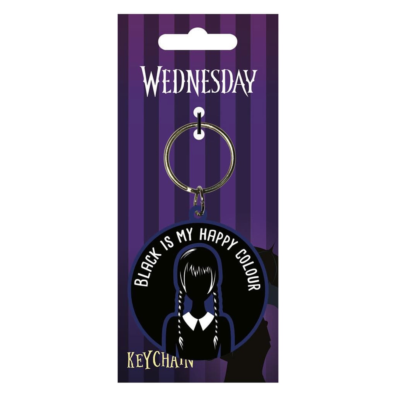 Wednesday Rubber Sleutelhanger Happy Colour