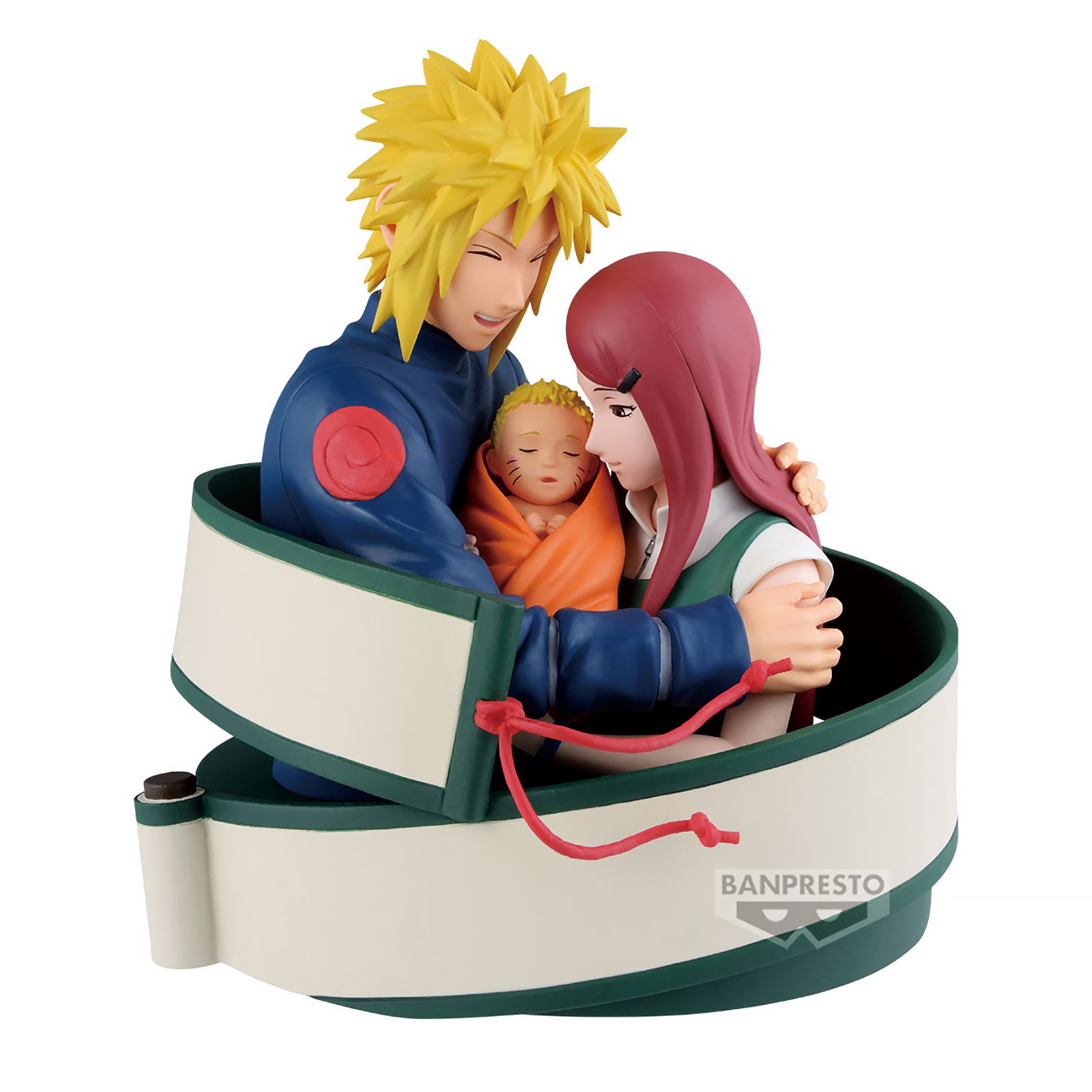 Naruto 72 Series - Set de figurines Minato, Naruto et Kushina