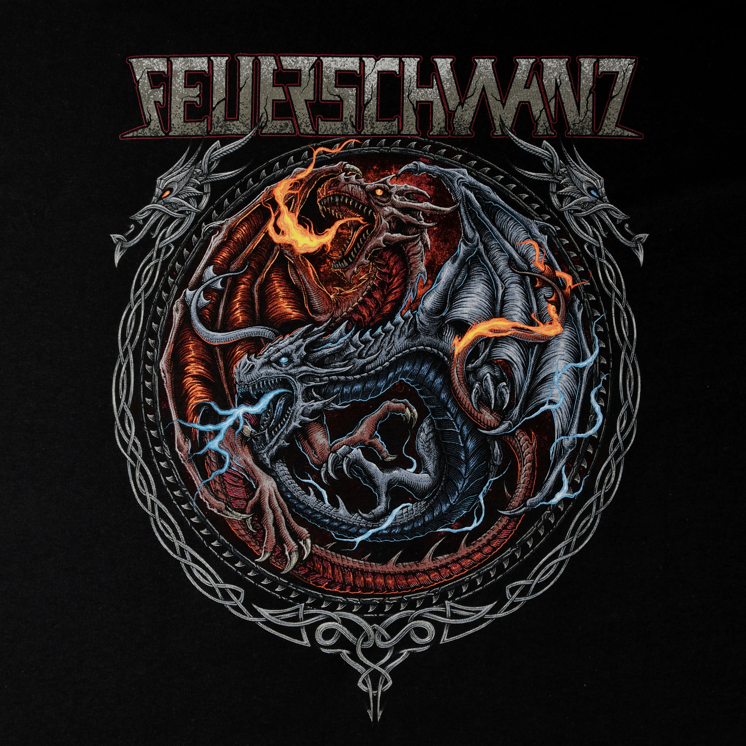 Feuerschwanz - Ijs & Vuur T-Shirt Zwart