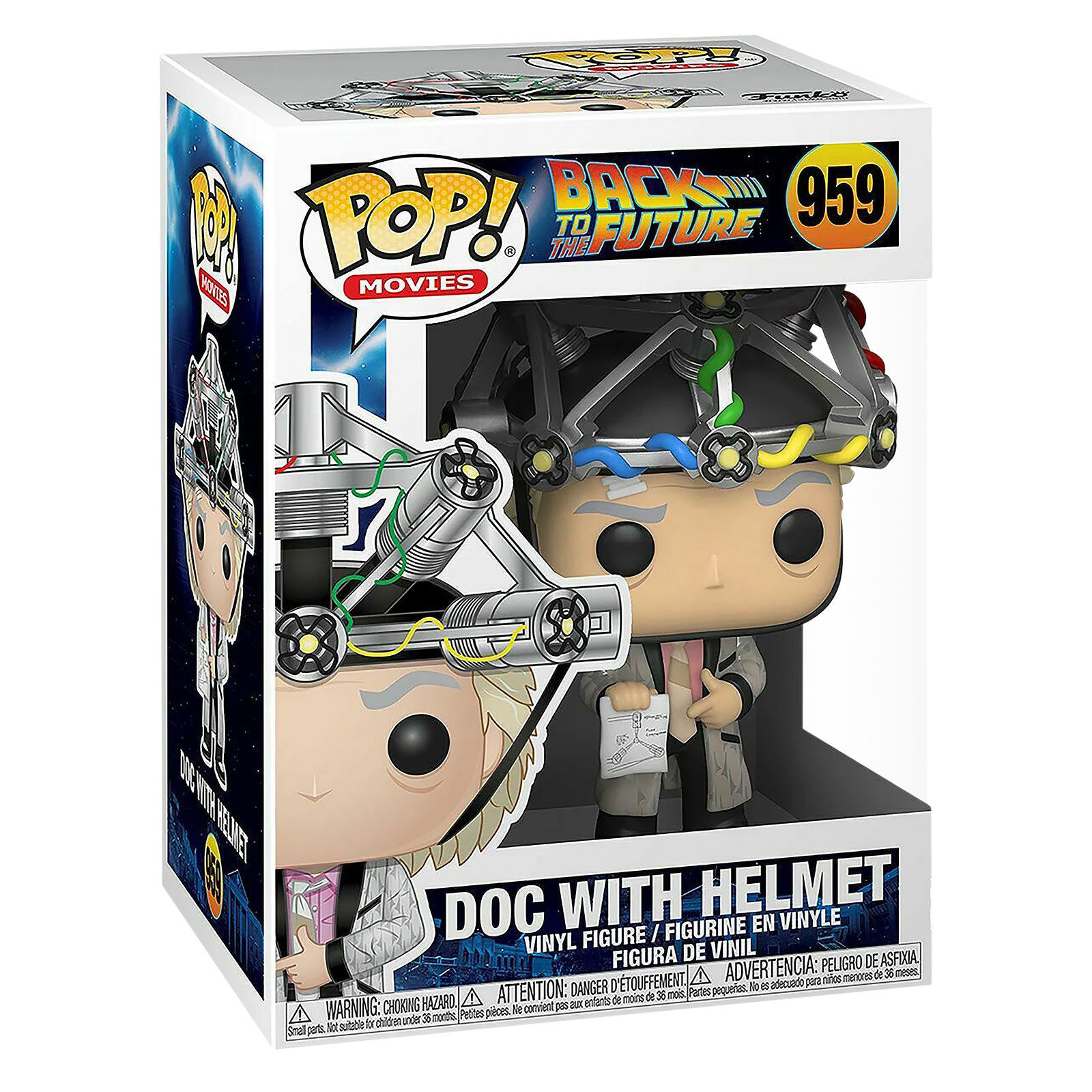 Back to the Future - Doc Brown with helmet Funko Pop figure