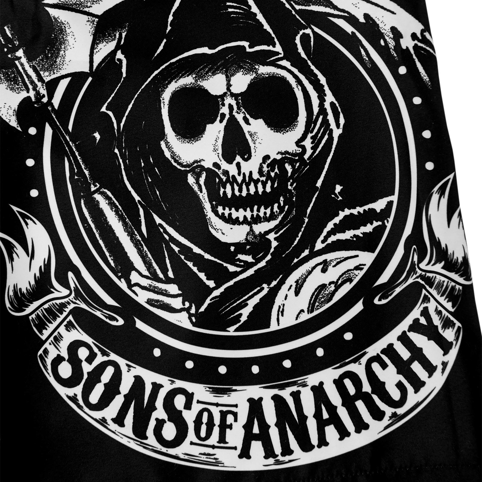 Sons of Anarchy - Reaper Logo Badeshorts schwarz