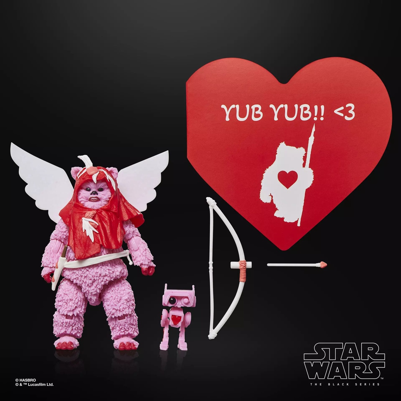 Star Wars Black Series Action Figure Ewok (Valentine’s Day Edition) 15 cm