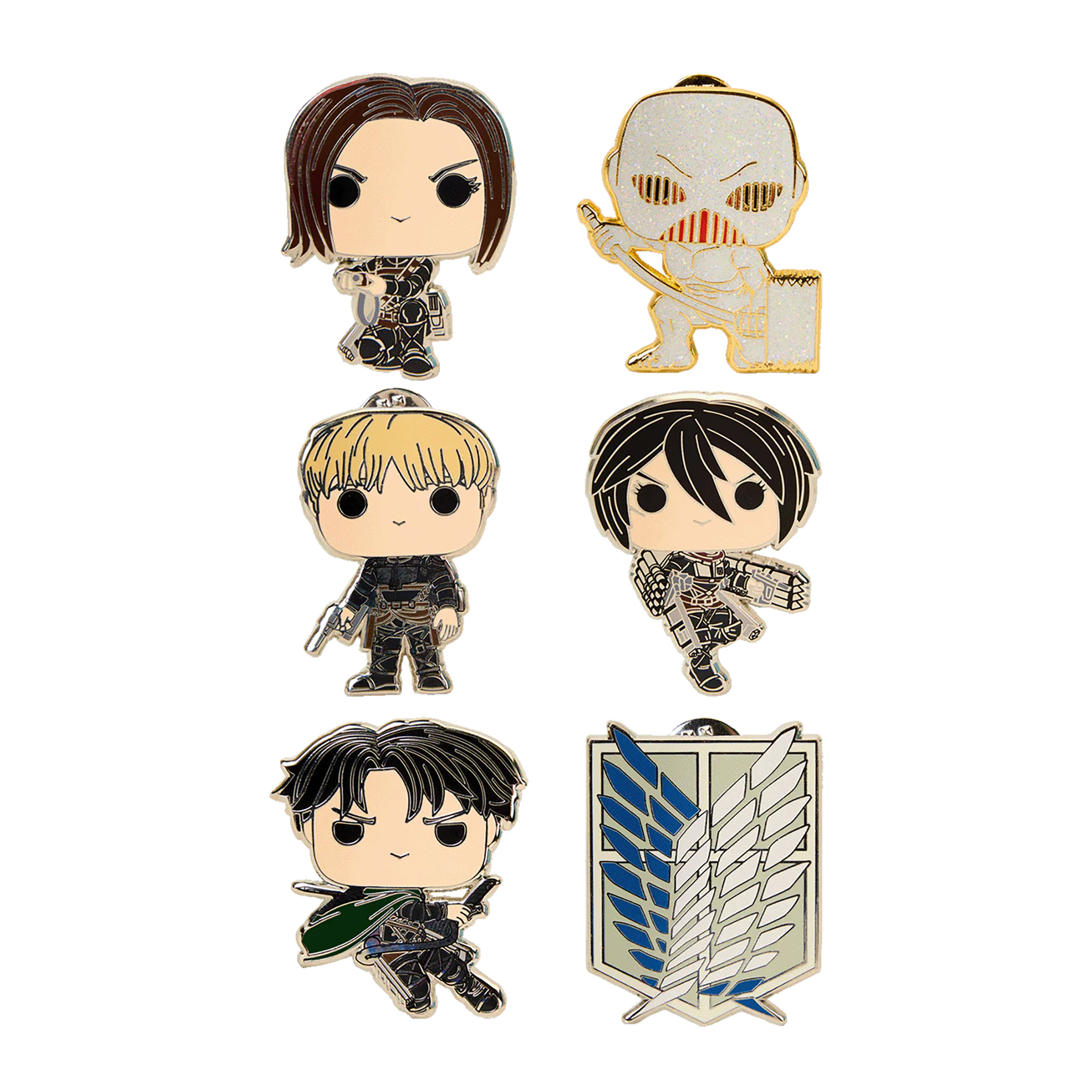 Attack on Titan - Pin Funko Pop de personajes misteriosos