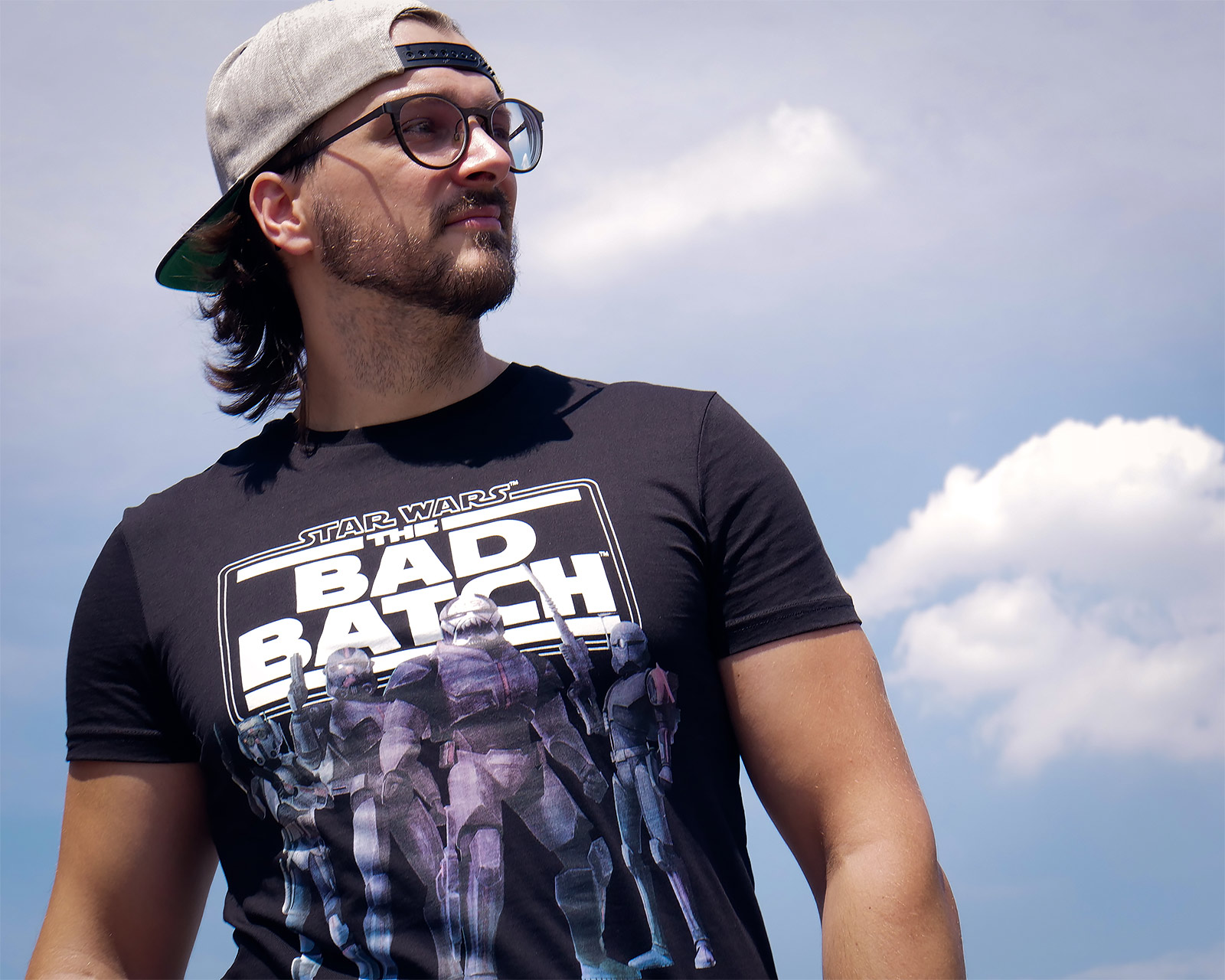 Star Wars - T-shirt de groupe Bad Batch noir