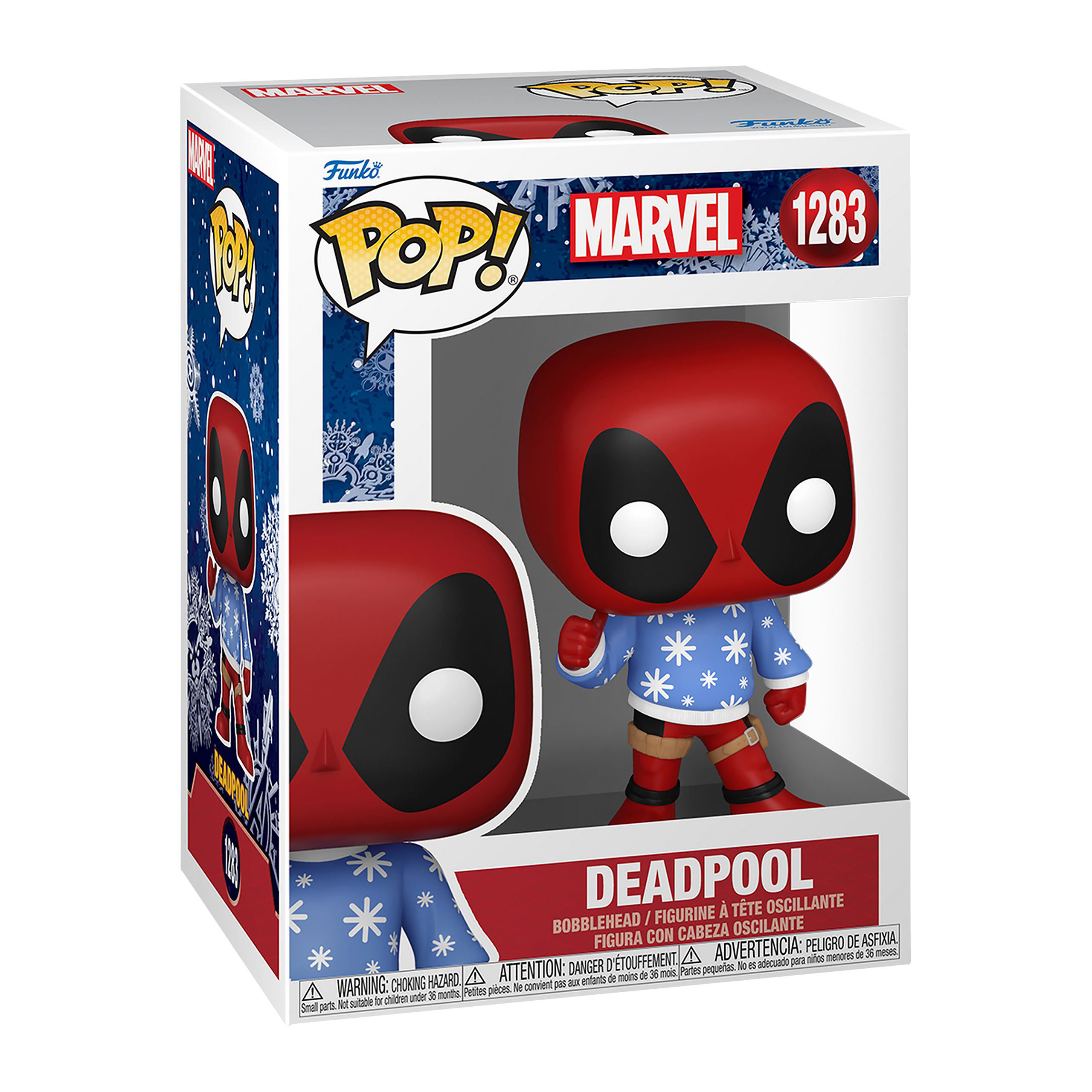 Deadpool - Holiday Funko Pop Wackelkopf-Figur