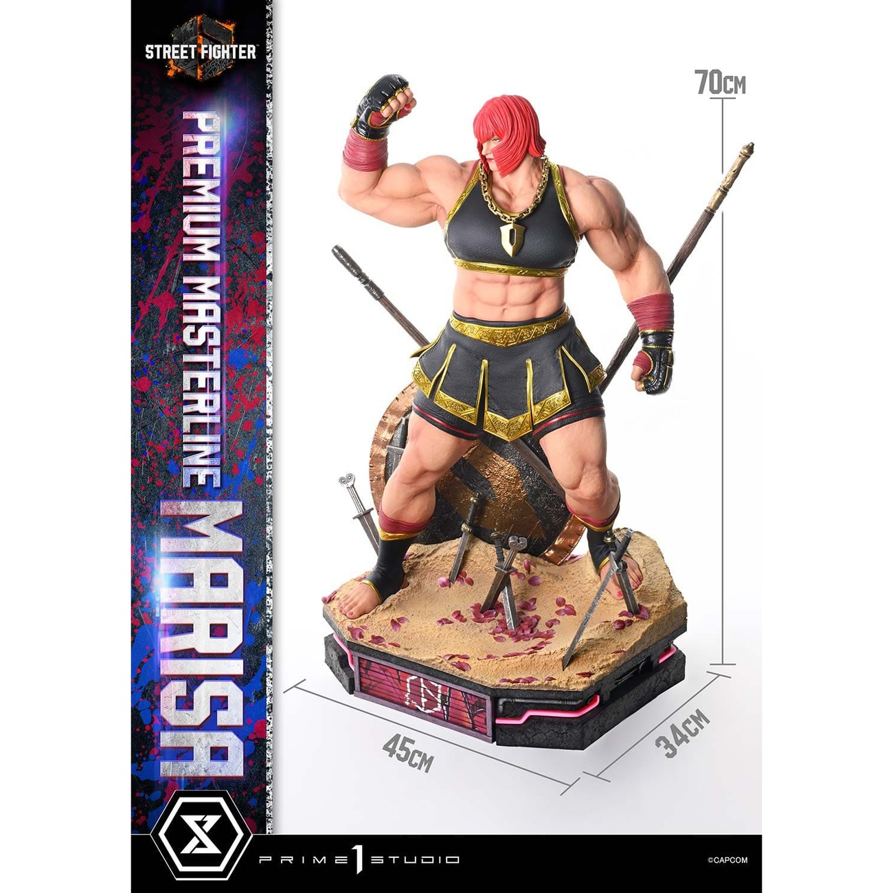 Street Fighter 6 Premium Masterline Series Staty 1/4 Marisa 70 cm
