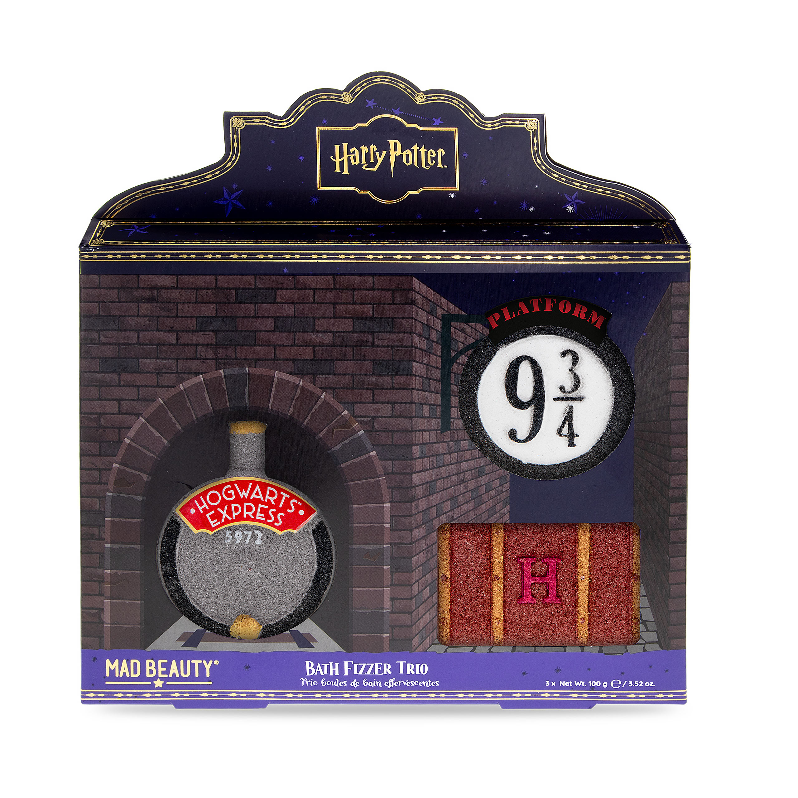 Harry Potter - Set da 3 bombe da bagno Binario 9 3/4