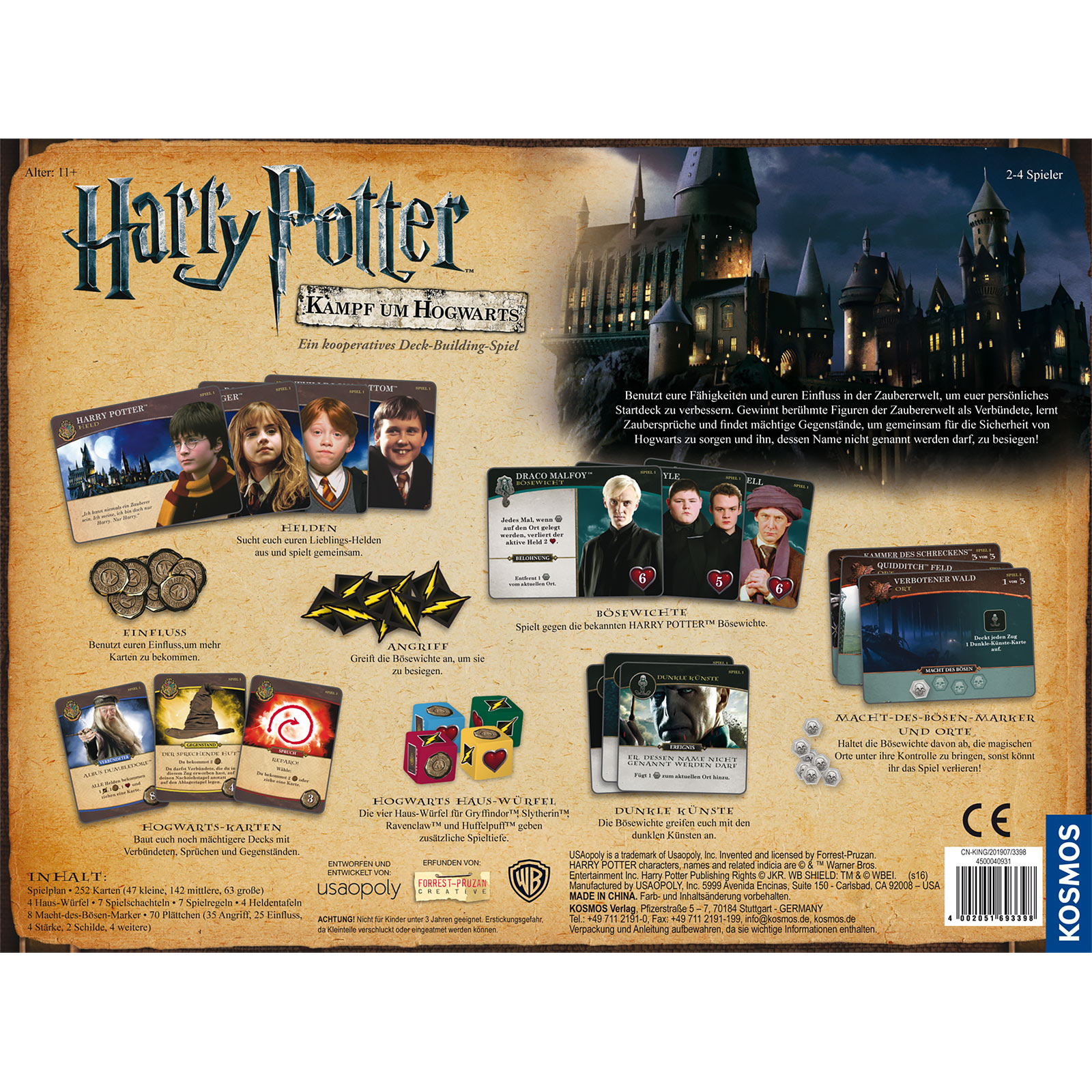 Harry Potter - La bataille de Poudlard jeu de société