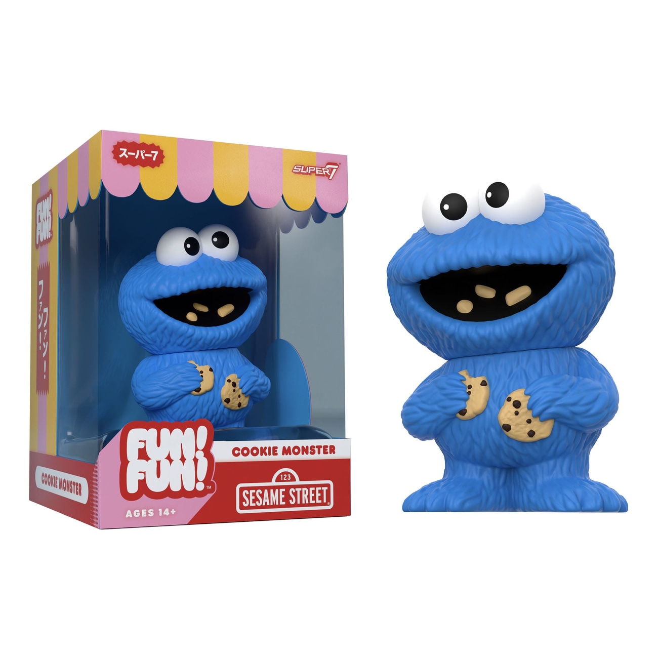 Barrio Sésamo FUN! FUN! figura de vinilo blando Wave 02 Comegalletas 13 cm