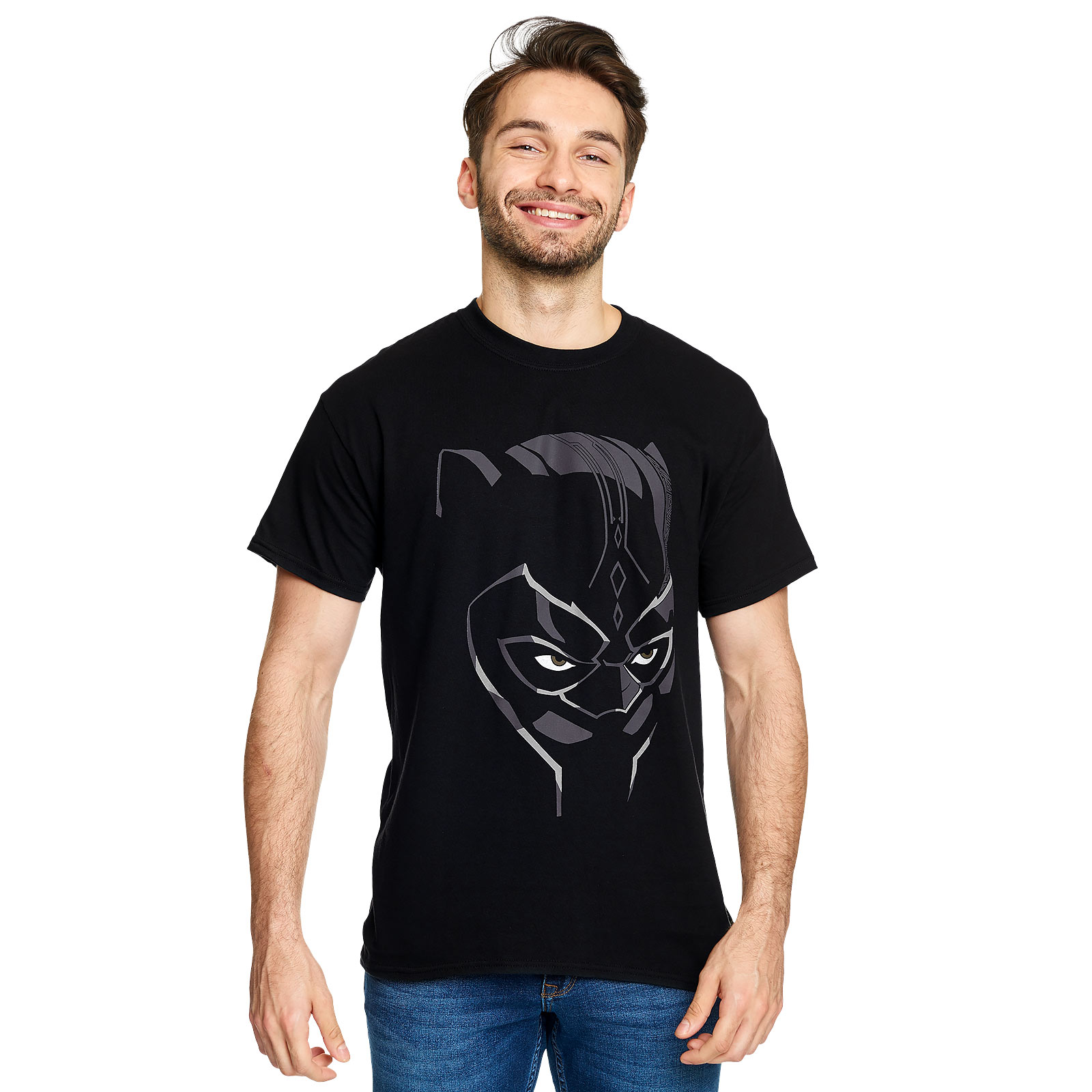 Black Panther - Mask T-Shirt Black